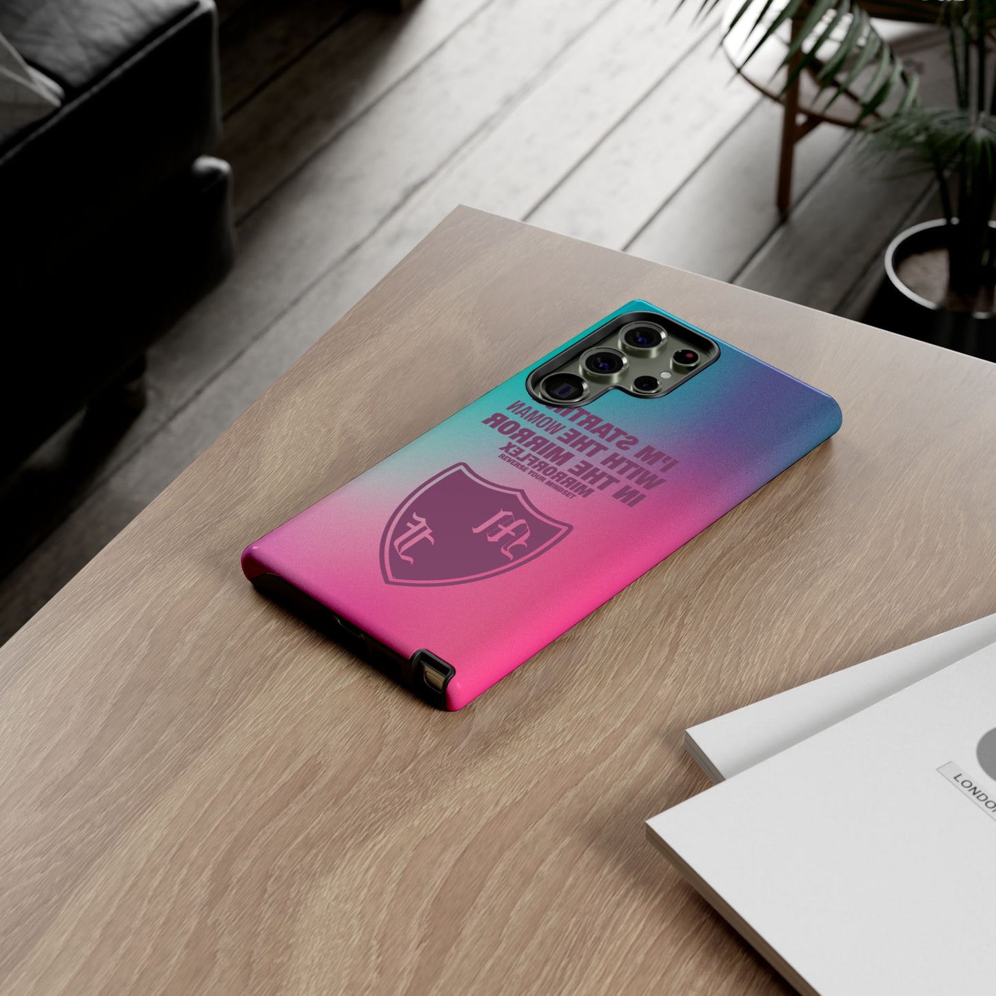Empowering Phone Case - 'Starting with the Woman in the Mirror' Design