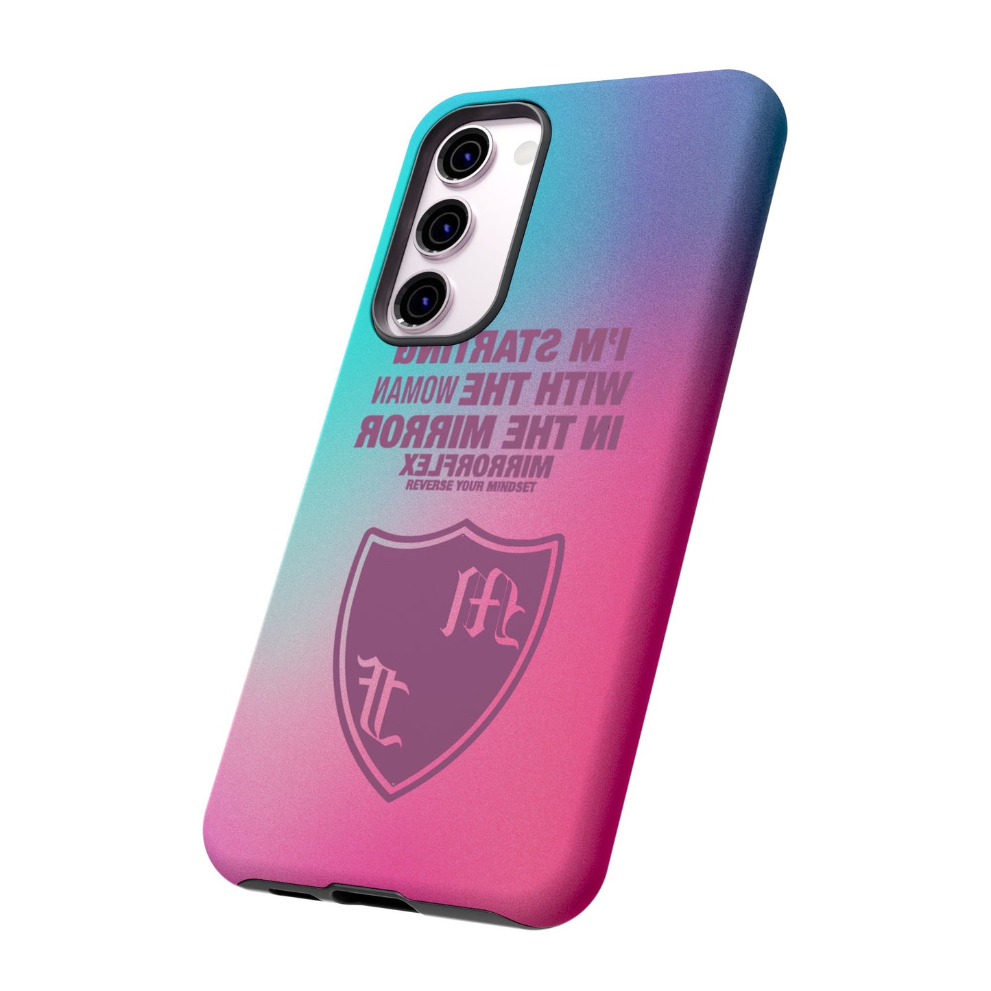 Empowering Phone Case - 'Starting with the Woman in the Mirror' Design