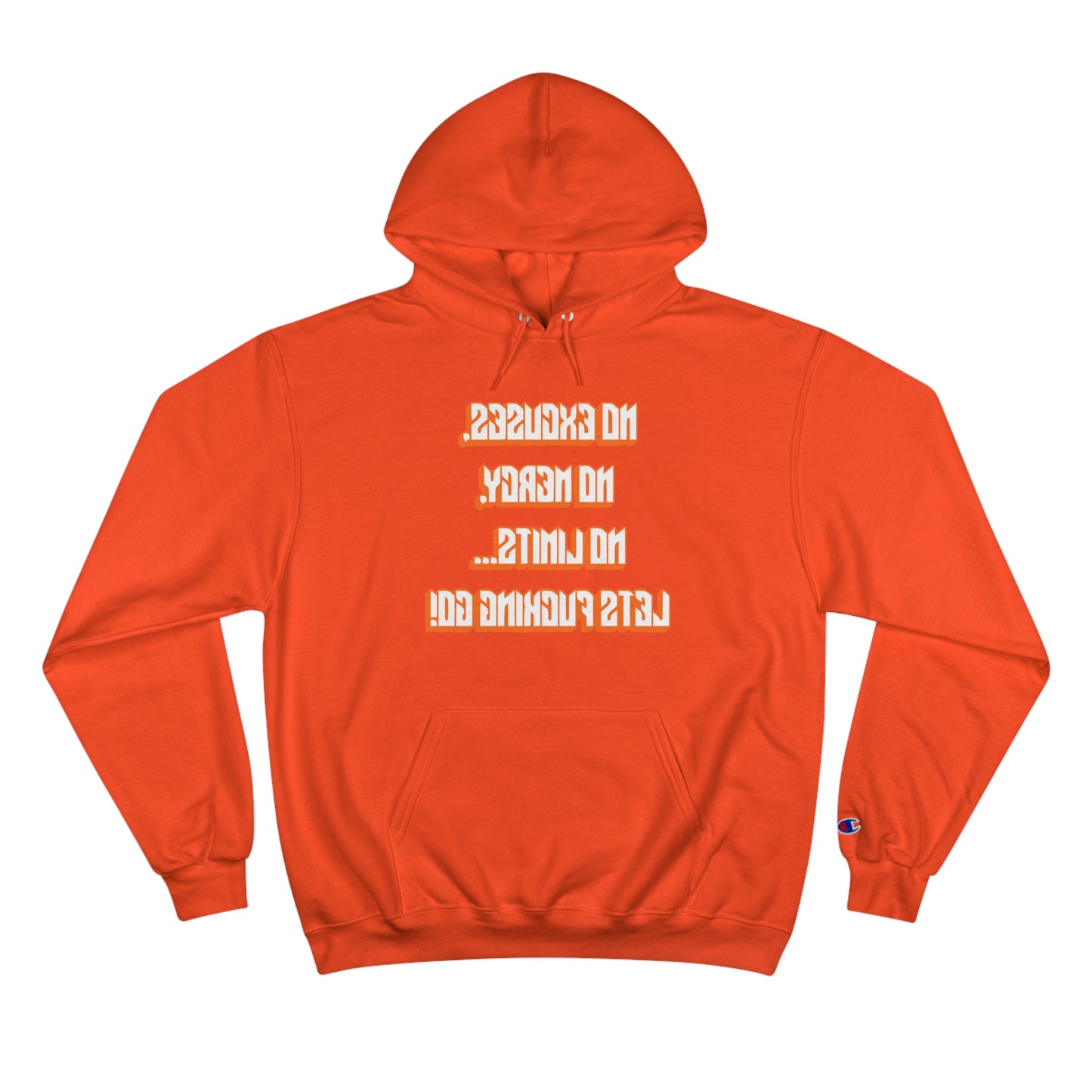Motivational Champion Hoodie - No Excuses, No Mercy, No Limits!