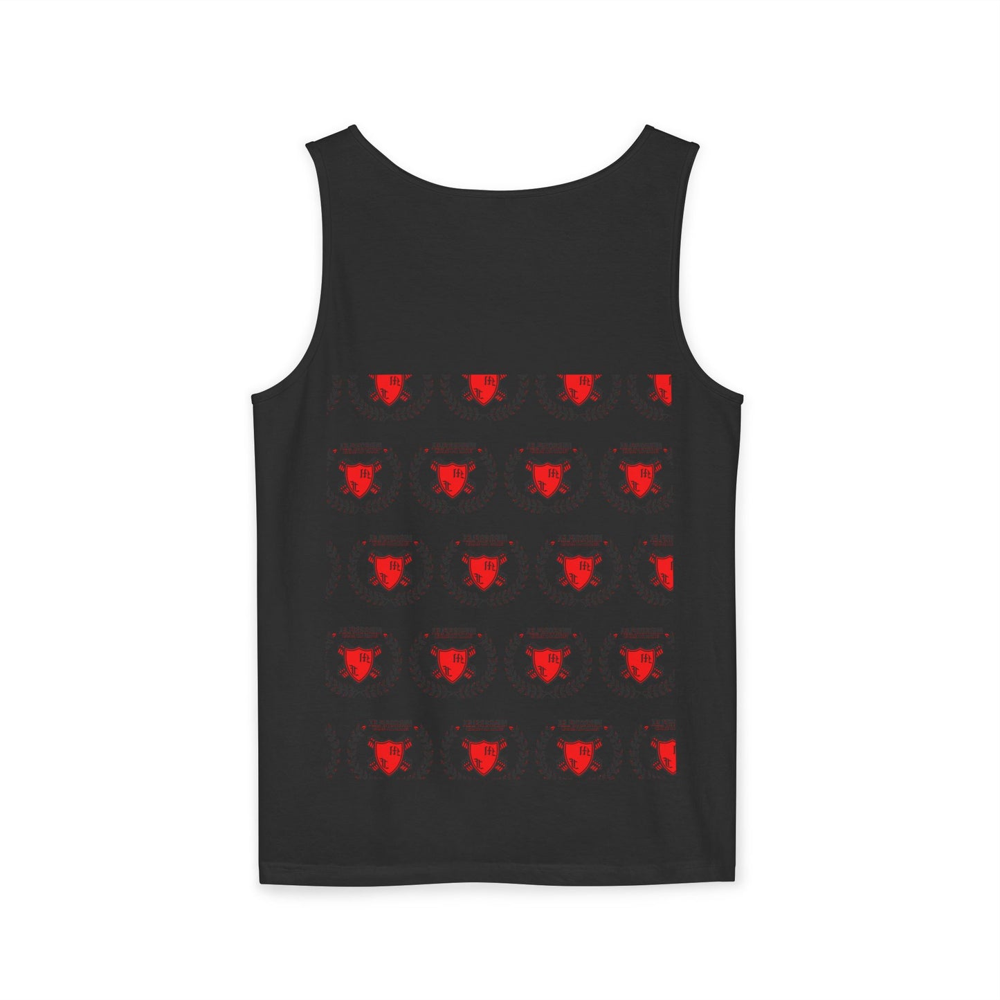 Unisex Garment-Dyed Tank Top - 'Light Weight Baby' Gym Shirt with Back Design