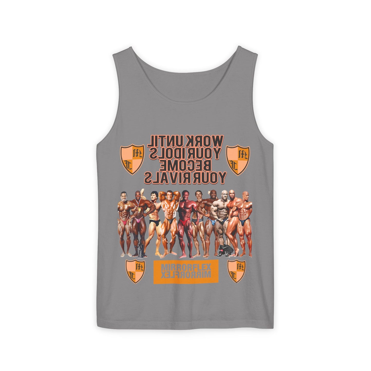 Motivational Fitness Tank Top - "Work Until Your Idols Become Your Rivals"