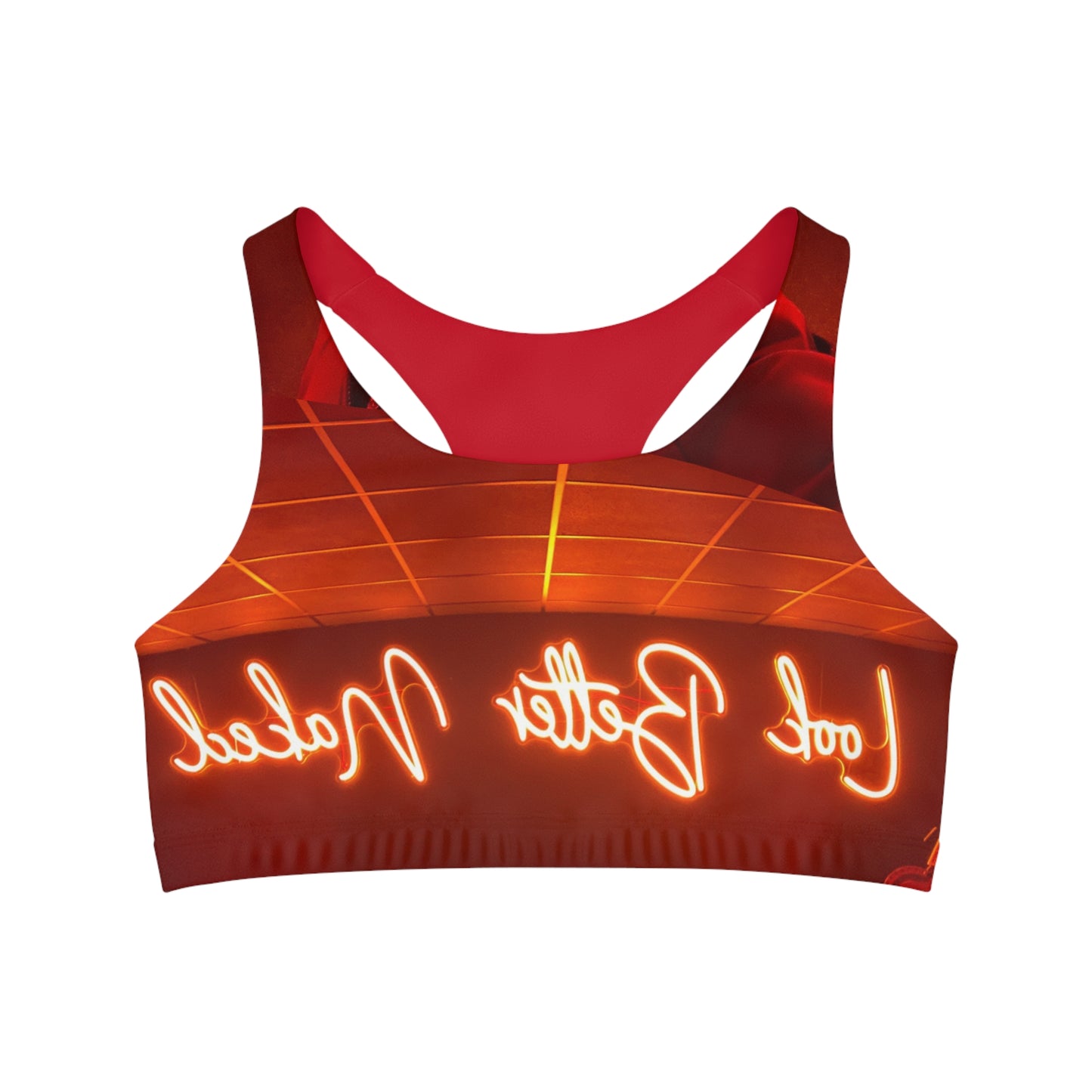 Look Better on the Mat Seamless Sports Bra - Stylish Activewear for Fitness Enthusiasts