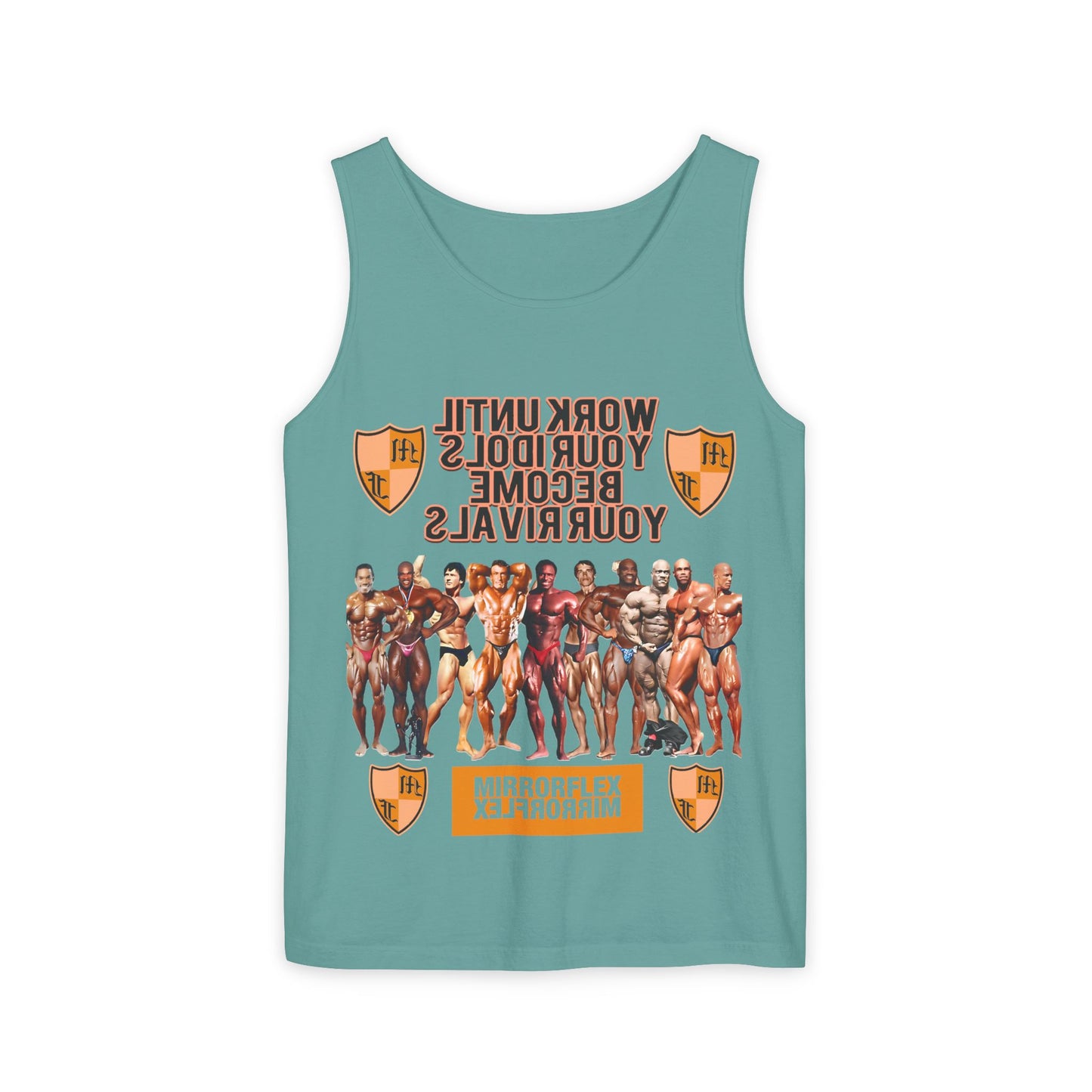 Motivational Fitness Tank Top - "Work Until Your Idols Become Your Rivals"