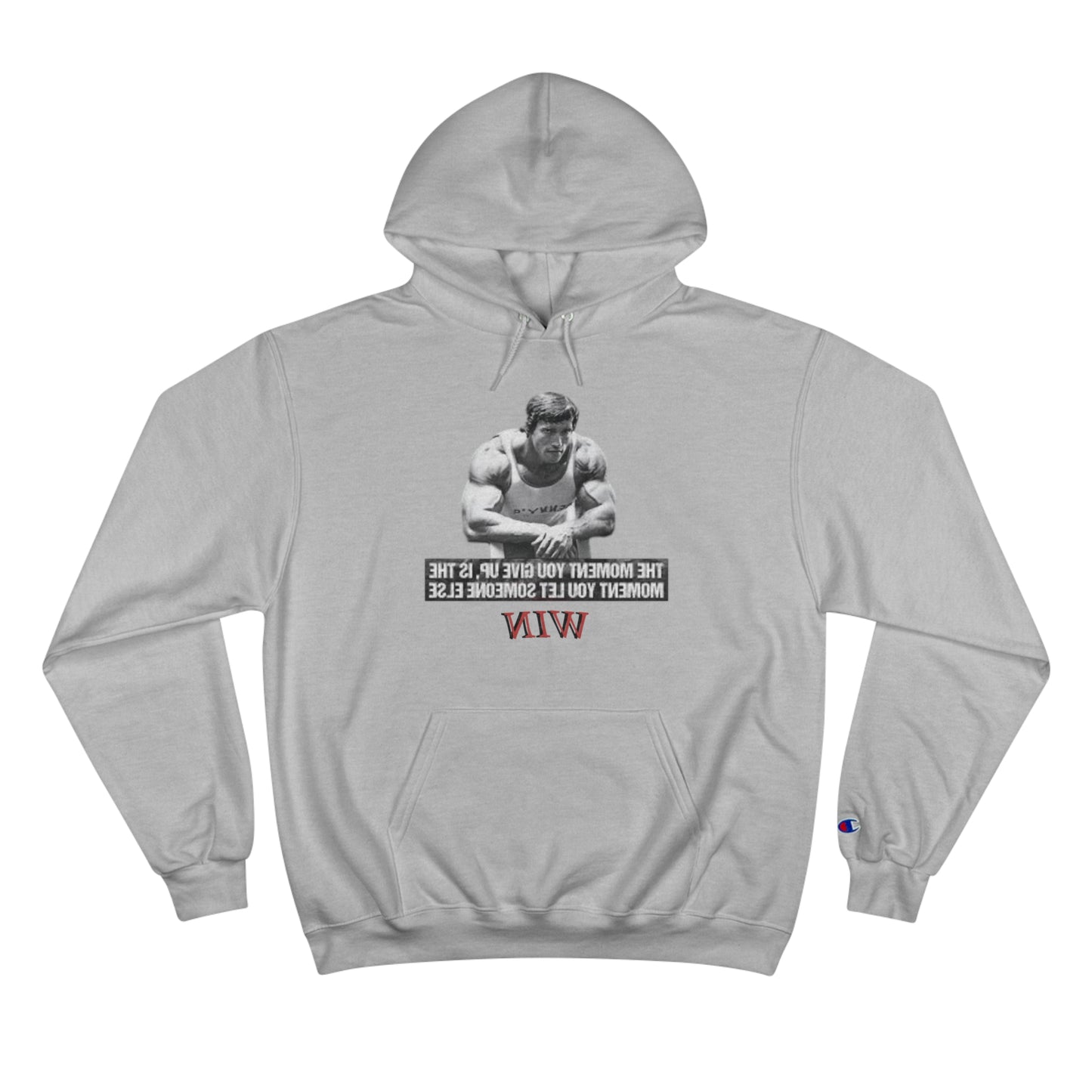Motivational Champion Hoodie - 'WIN' Quote | Fitness Apparel