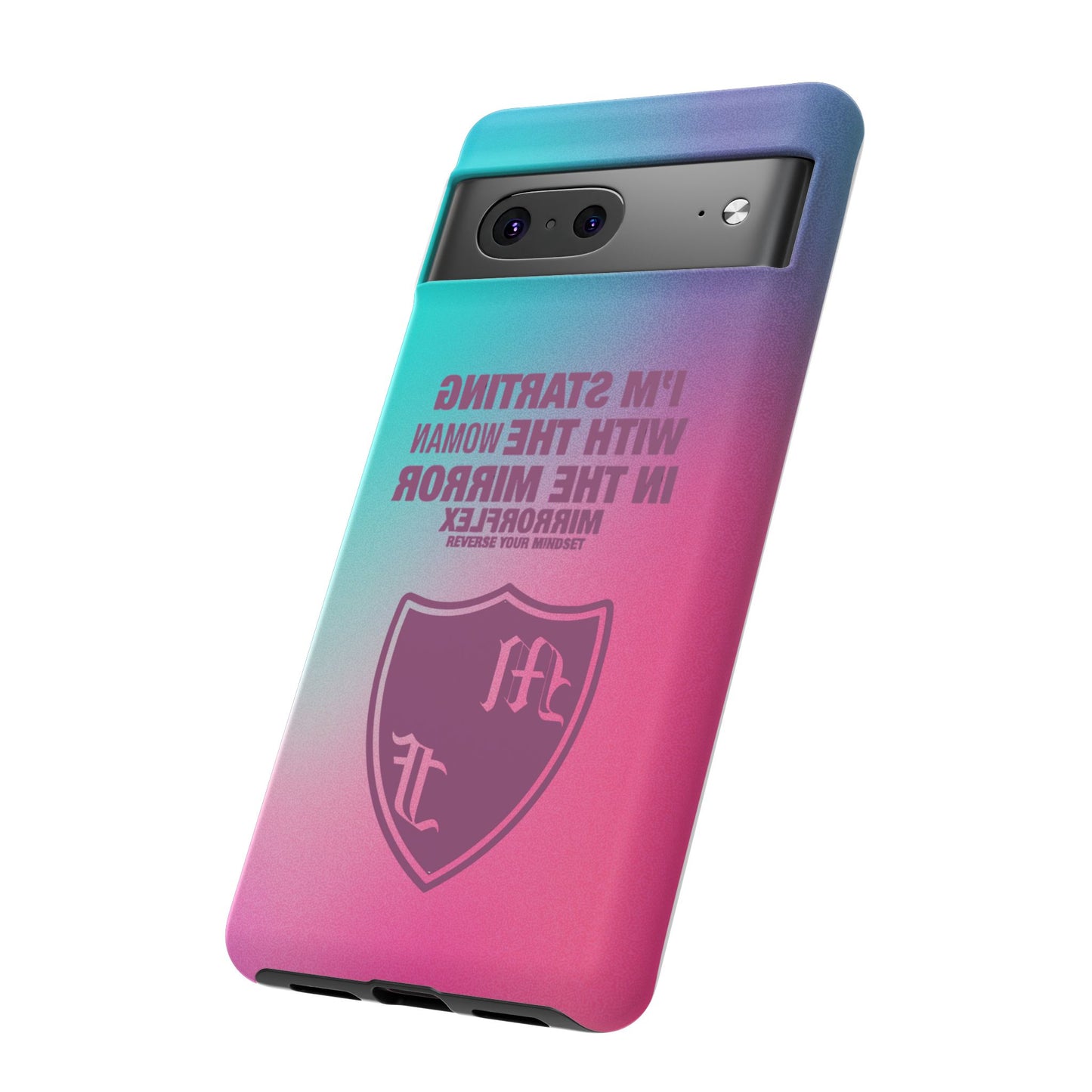 Empowering Phone Case - 'Starting with the Woman in the Mirror' Design