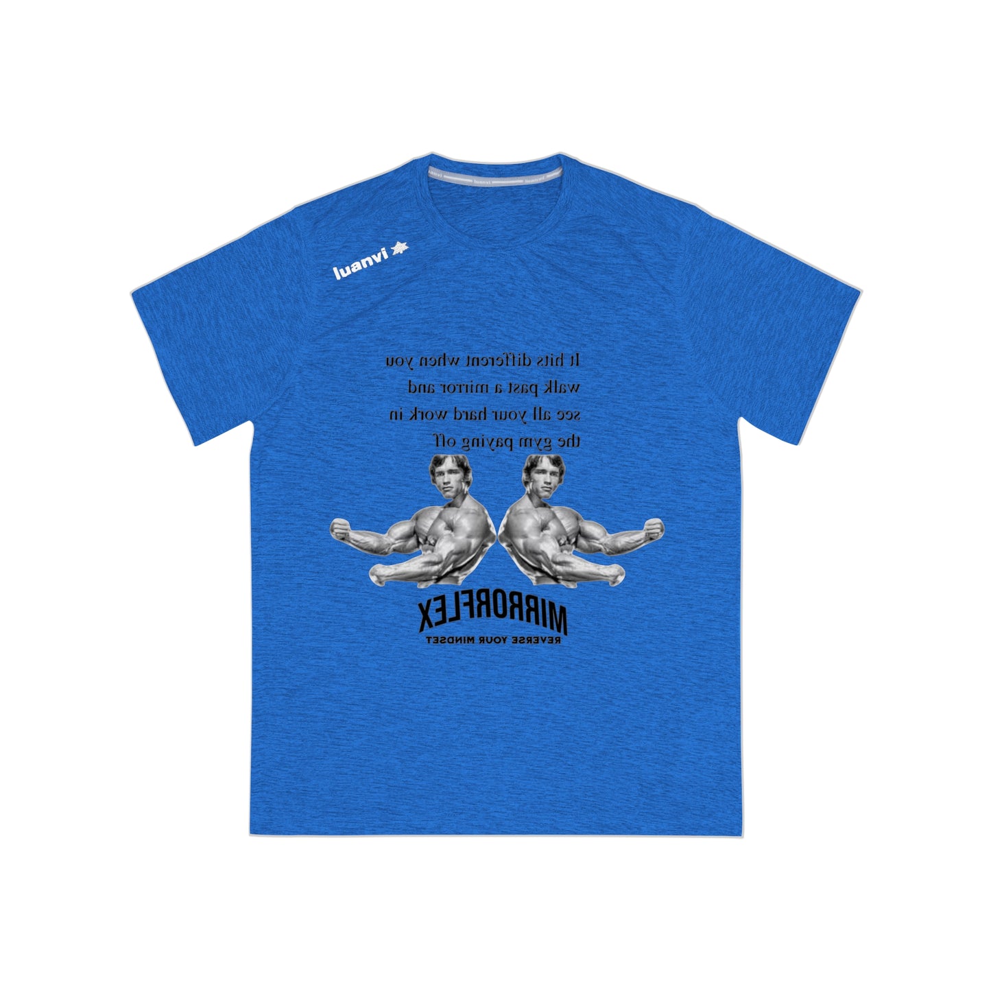 Men's Motivational Sports T-Shirt - MirrorFlex Gym Wear