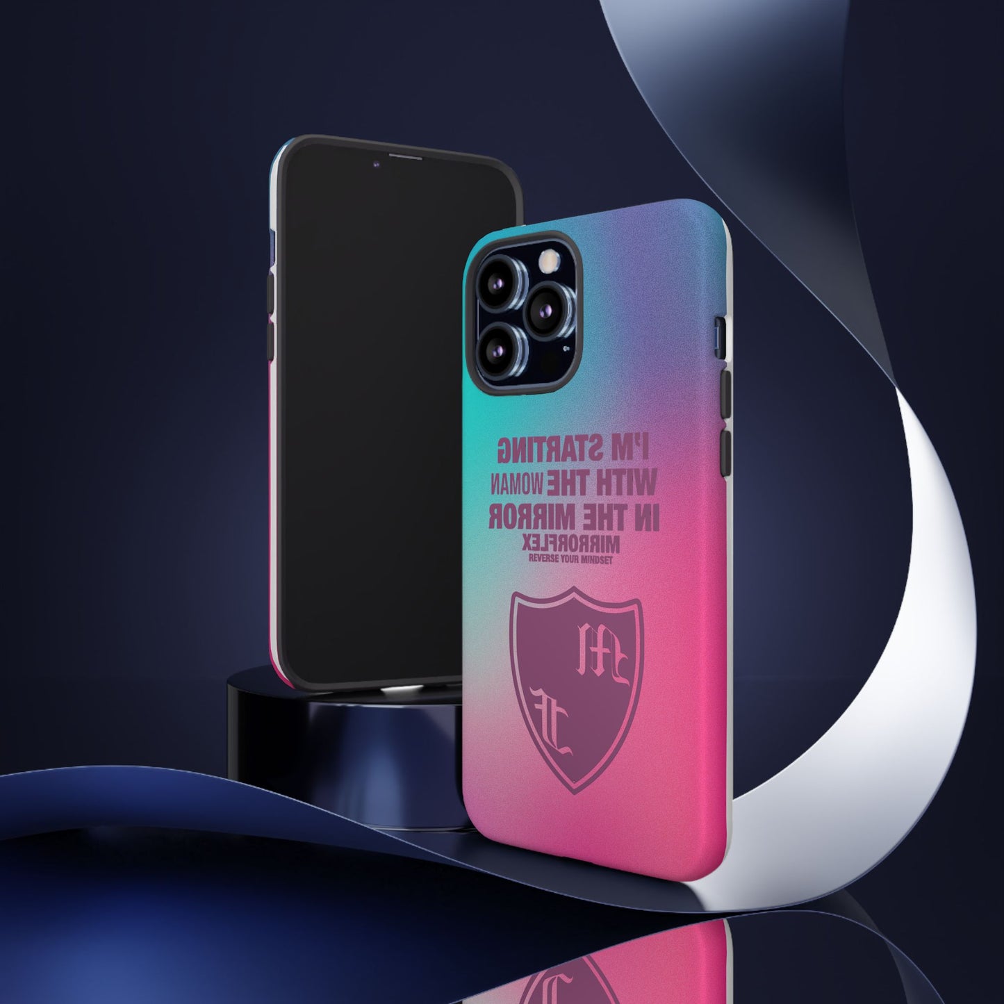 Empowering Phone Case - 'Starting with the Woman in the Mirror' Design
