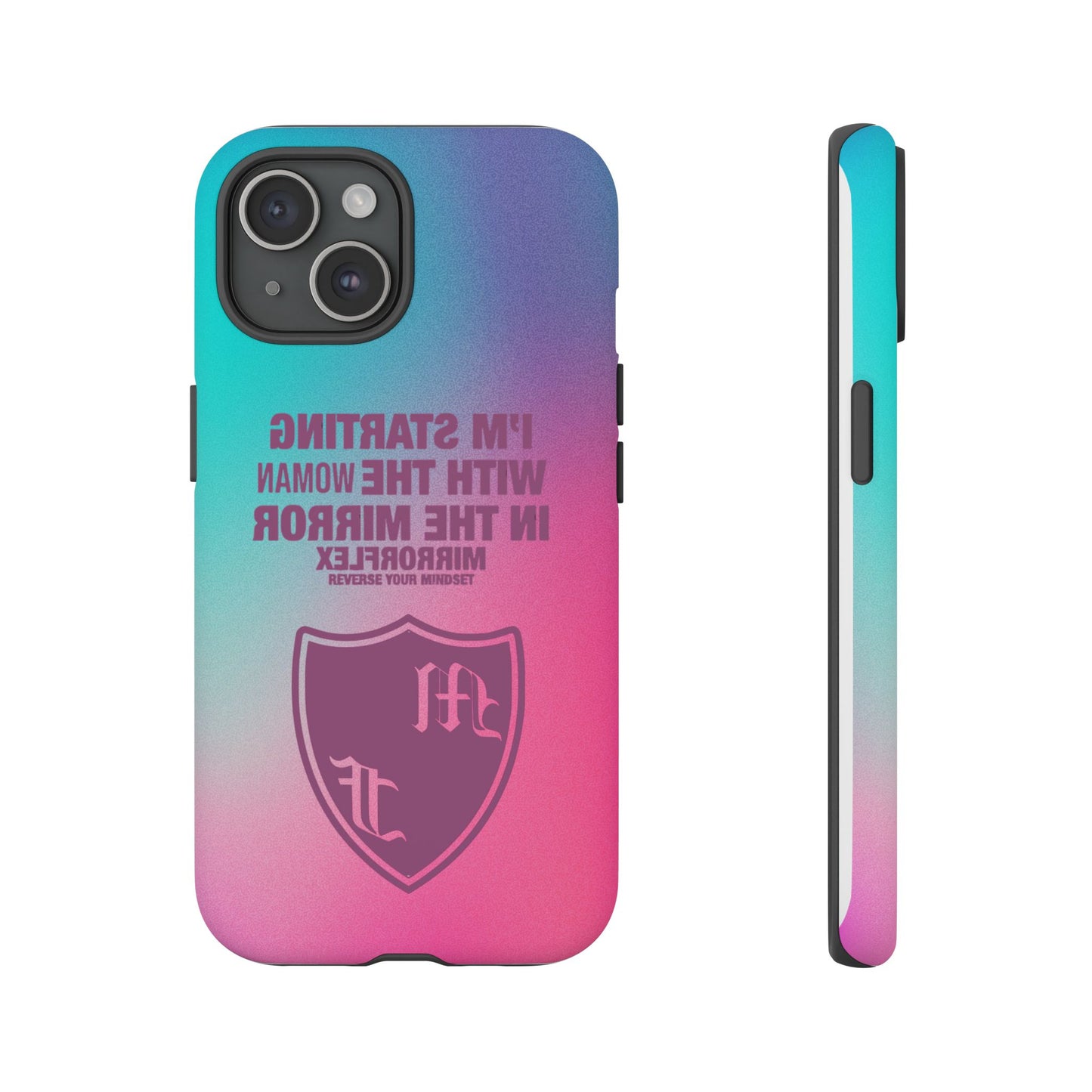 Empowering Phone Case - 'Starting with the Woman in the Mirror' Design