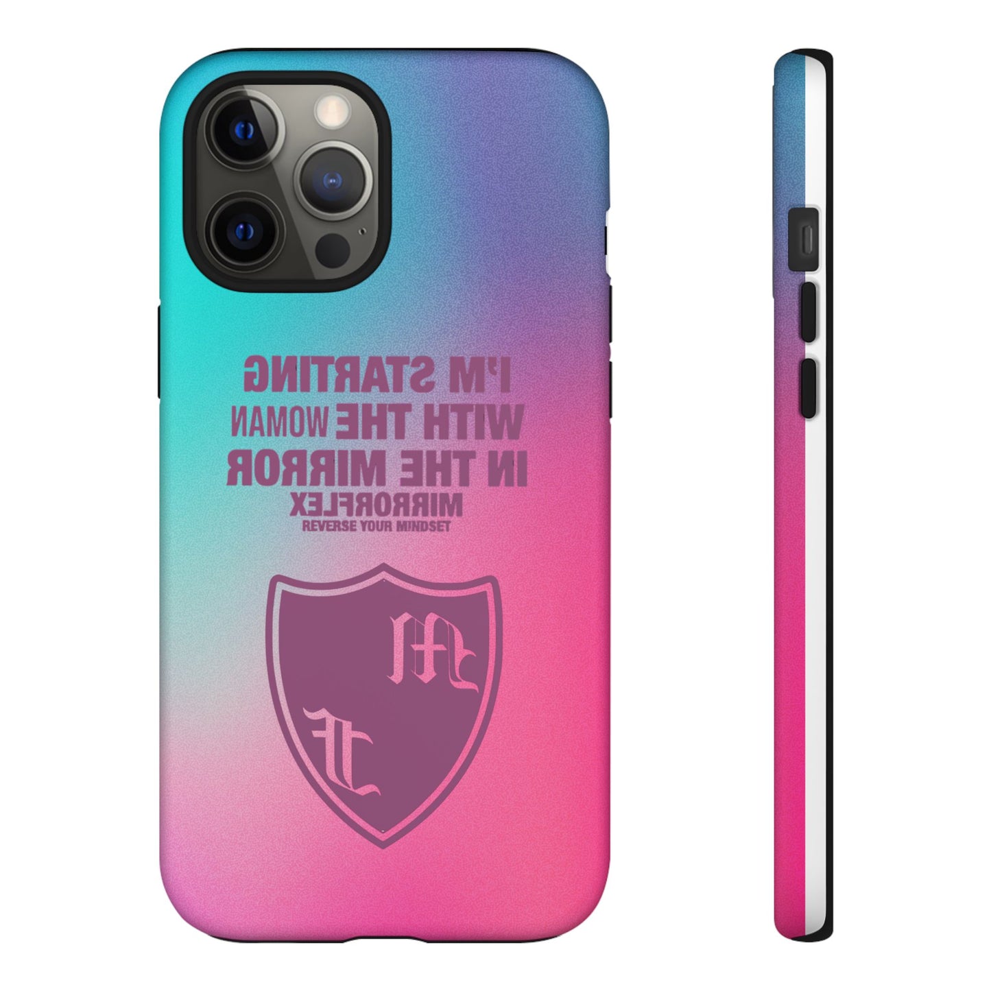 Empowering Phone Case - 'Starting with the Woman in the Mirror' Design