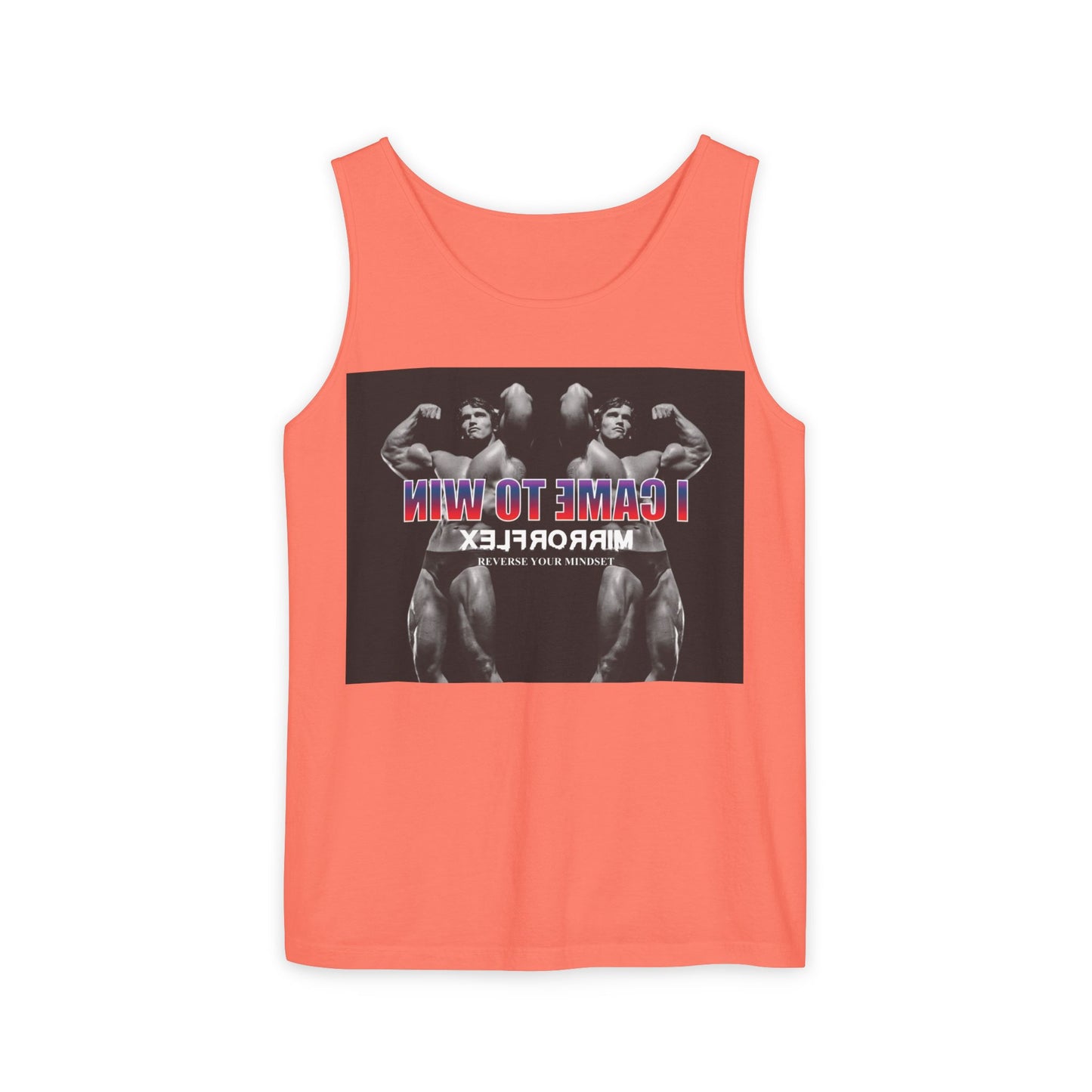 Unisex Garment-Dyed Tank Top - 'I Came to Win' Motivational Gym Wear