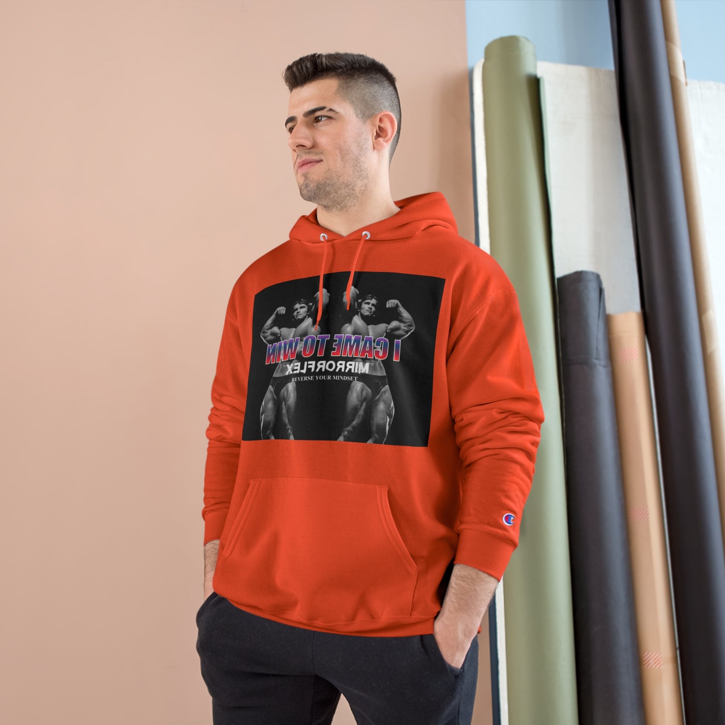 I Came to Win Champion Hoodie - Motivational Workout Wear