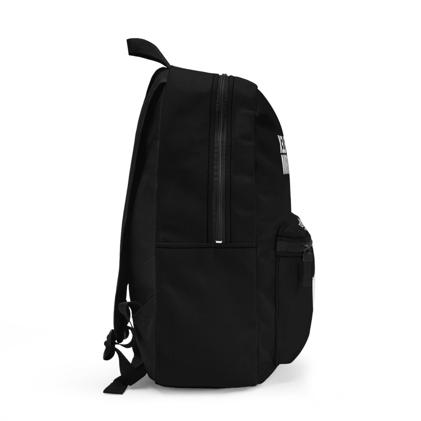Stylish Black Backpack with Mirrorflex Design - Perfect for School or Travel