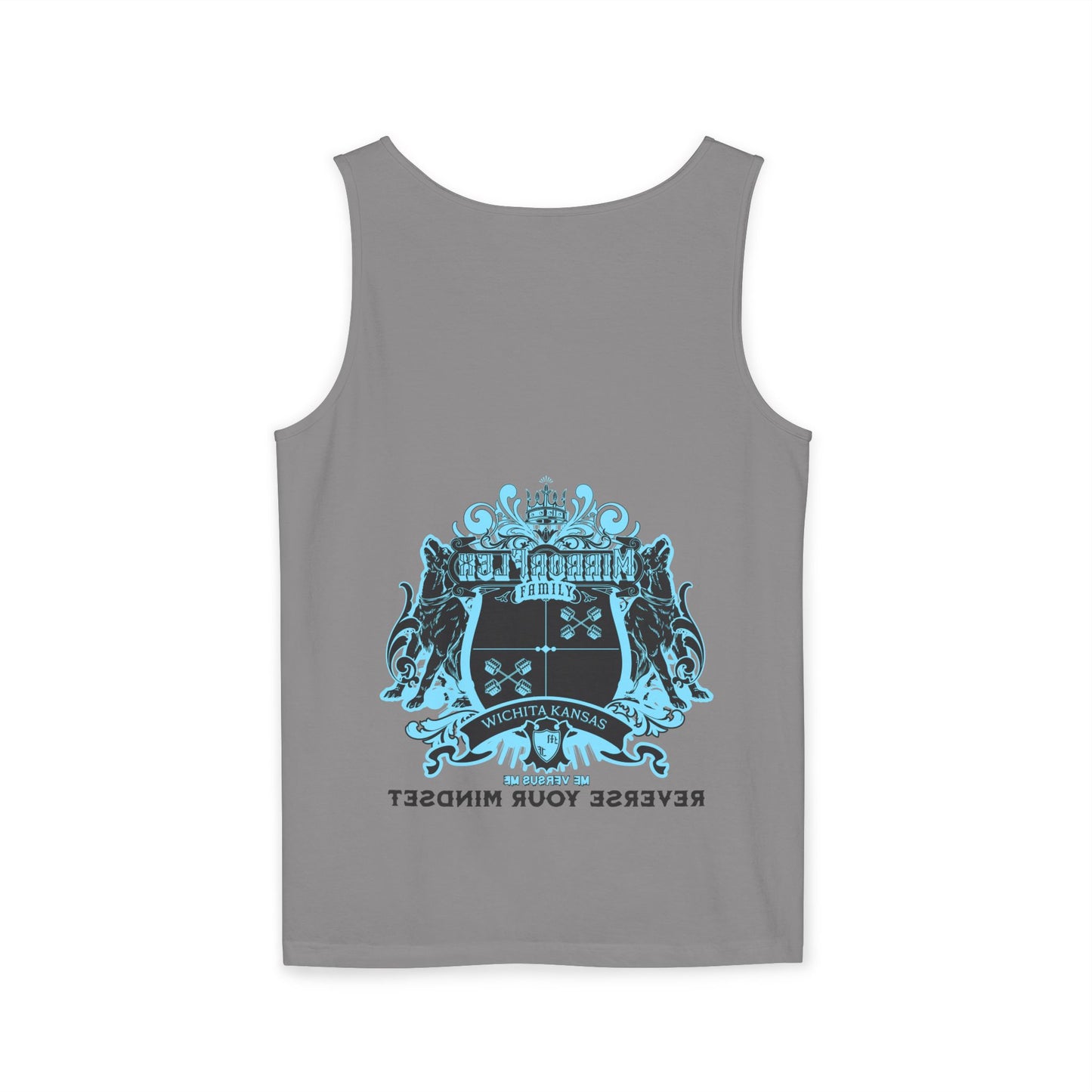Unisex Tank Top - 'Reverse Your Mindset' Motivational Graphic Tee