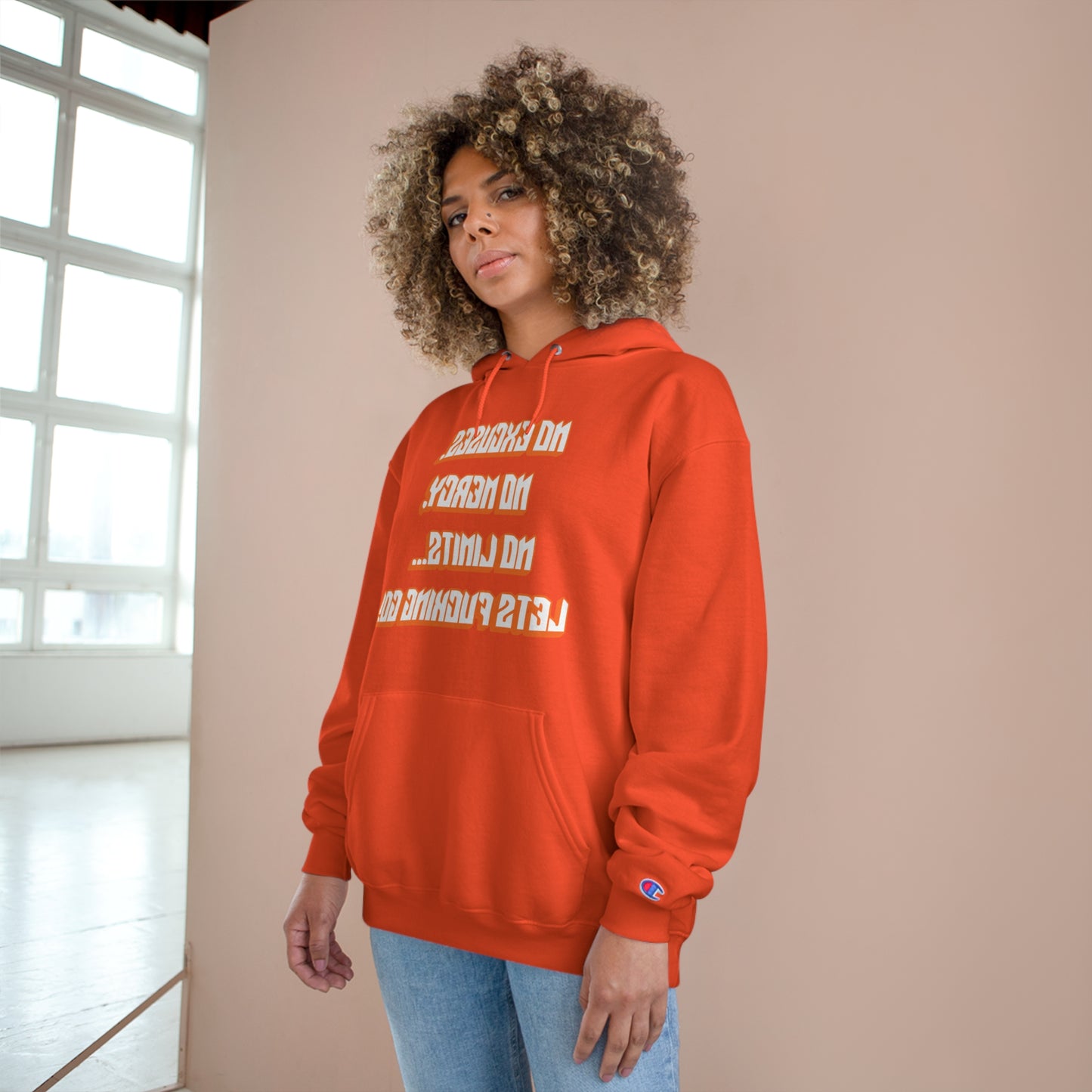 Motivational Champion Hoodie - No Excuses, No Mercy, No Limits!