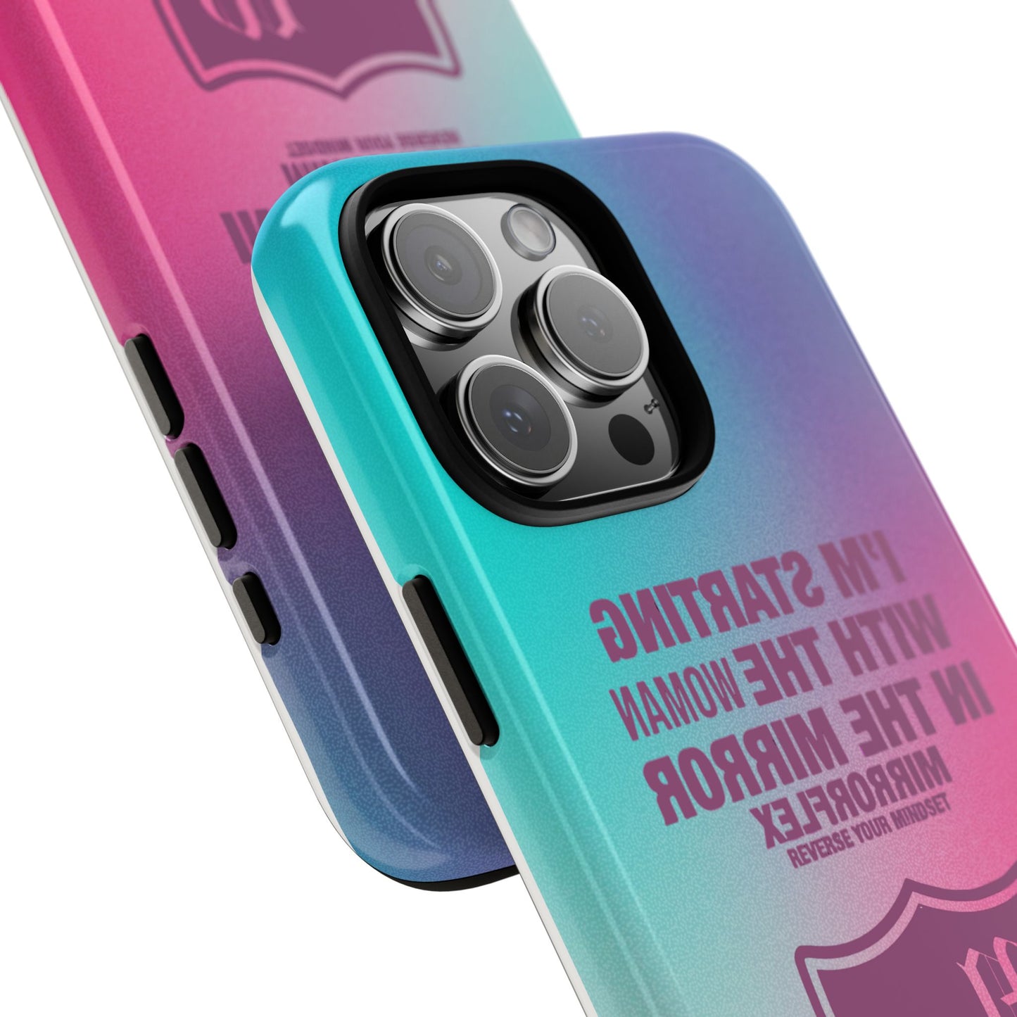 Empowering Phone Case - 'Starting with the Woman in the Mirror' Design