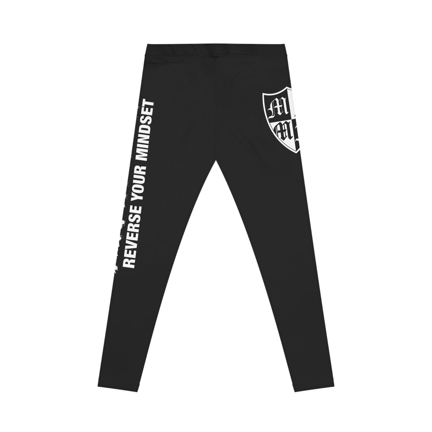 Empowering Women's Casual Leggings - 'Reverse Your Mindset' Design