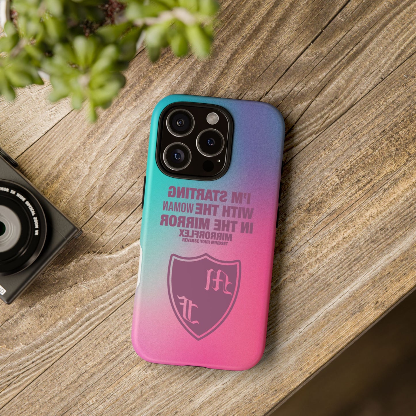 Empowering Phone Case - 'Starting with the Woman in the Mirror' Design