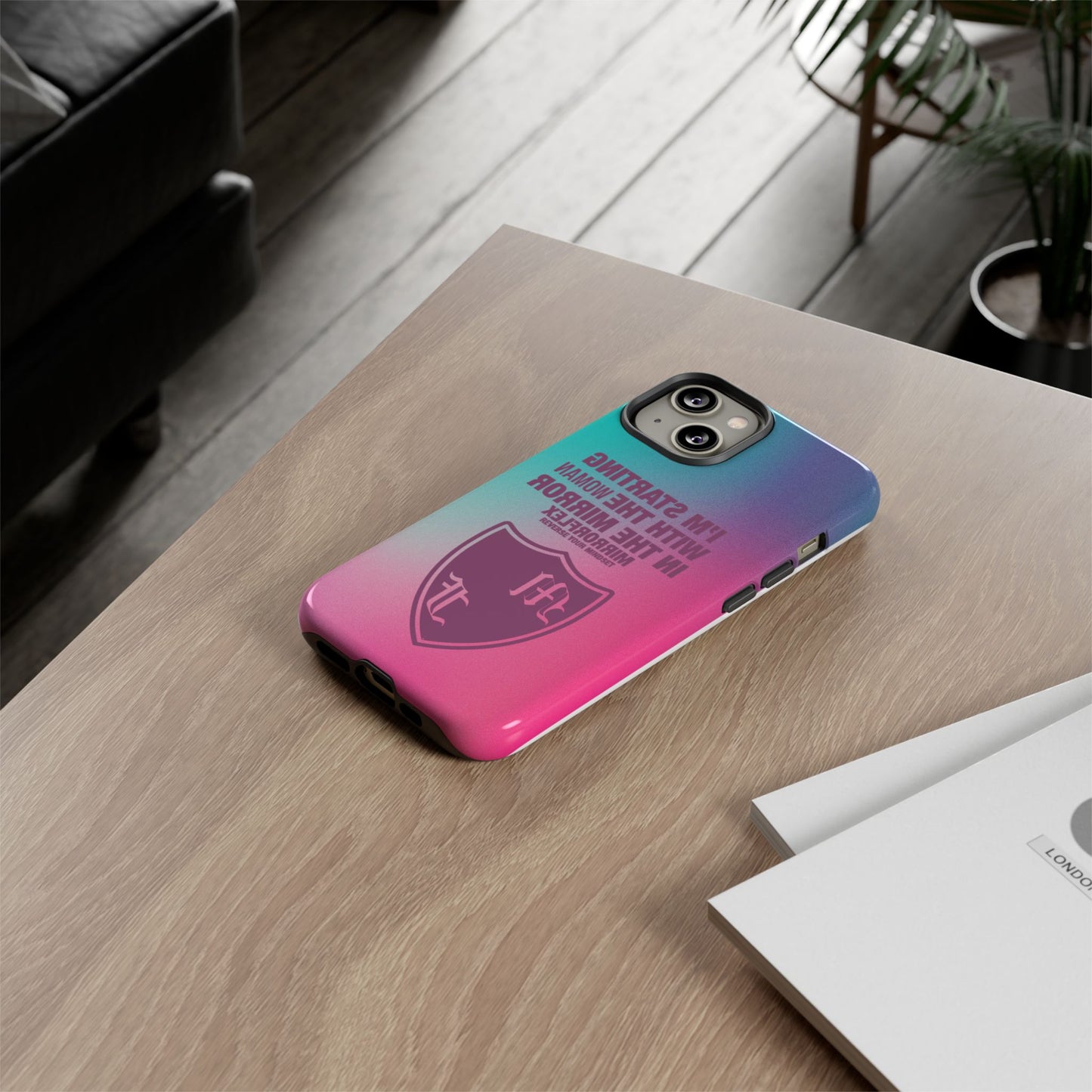 Empowering Phone Case - 'Starting with the Woman in the Mirror' Design