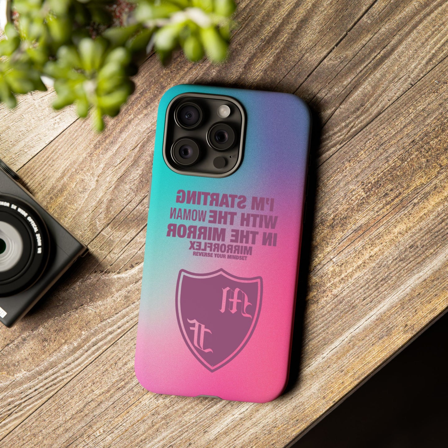 Empowering Phone Case - 'Starting with the Woman in the Mirror' Design