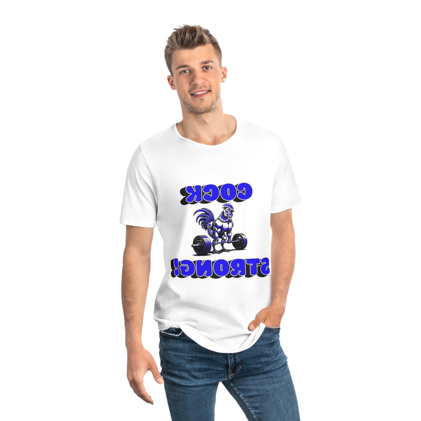 Men's Jersey Curved Hem Tee