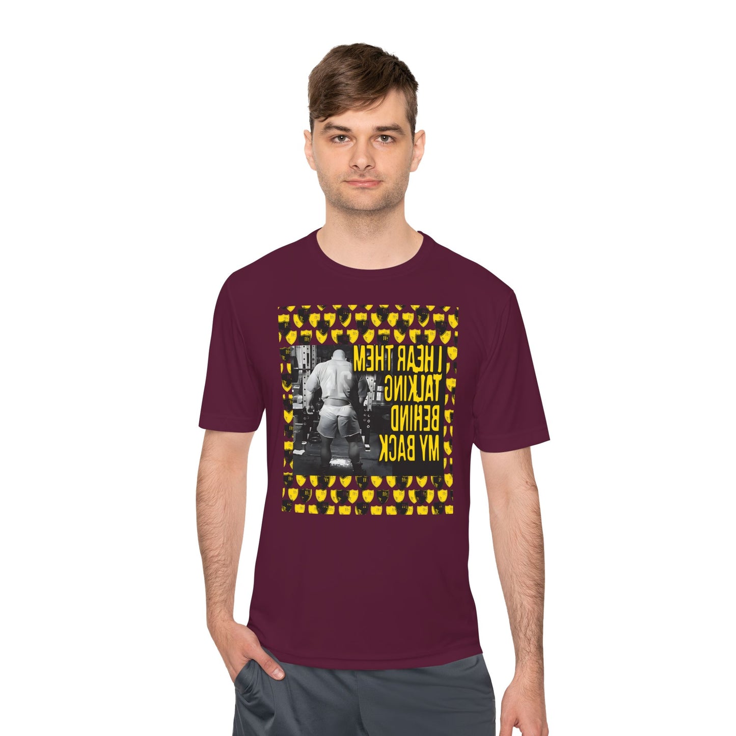 Motivational Unisex Moisture Wicking Tee - Workout & Fitness Gear