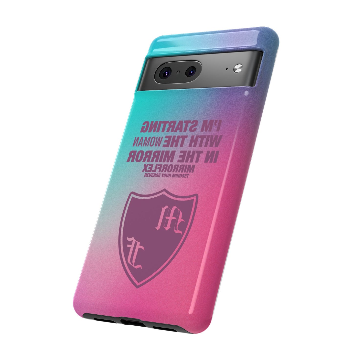 Empowering Phone Case - 'Starting with the Woman in the Mirror' Design
