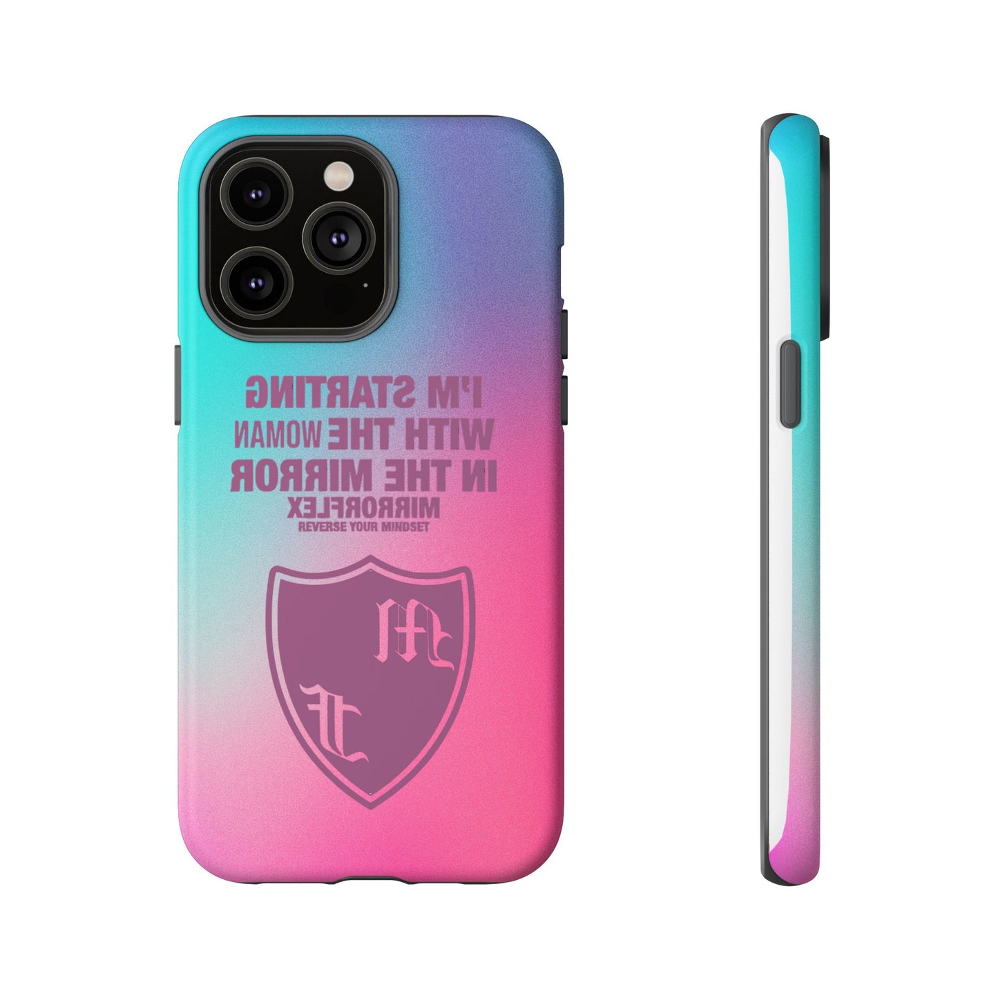 Empowering Phone Case - 'Starting with the Woman in the Mirror' Design