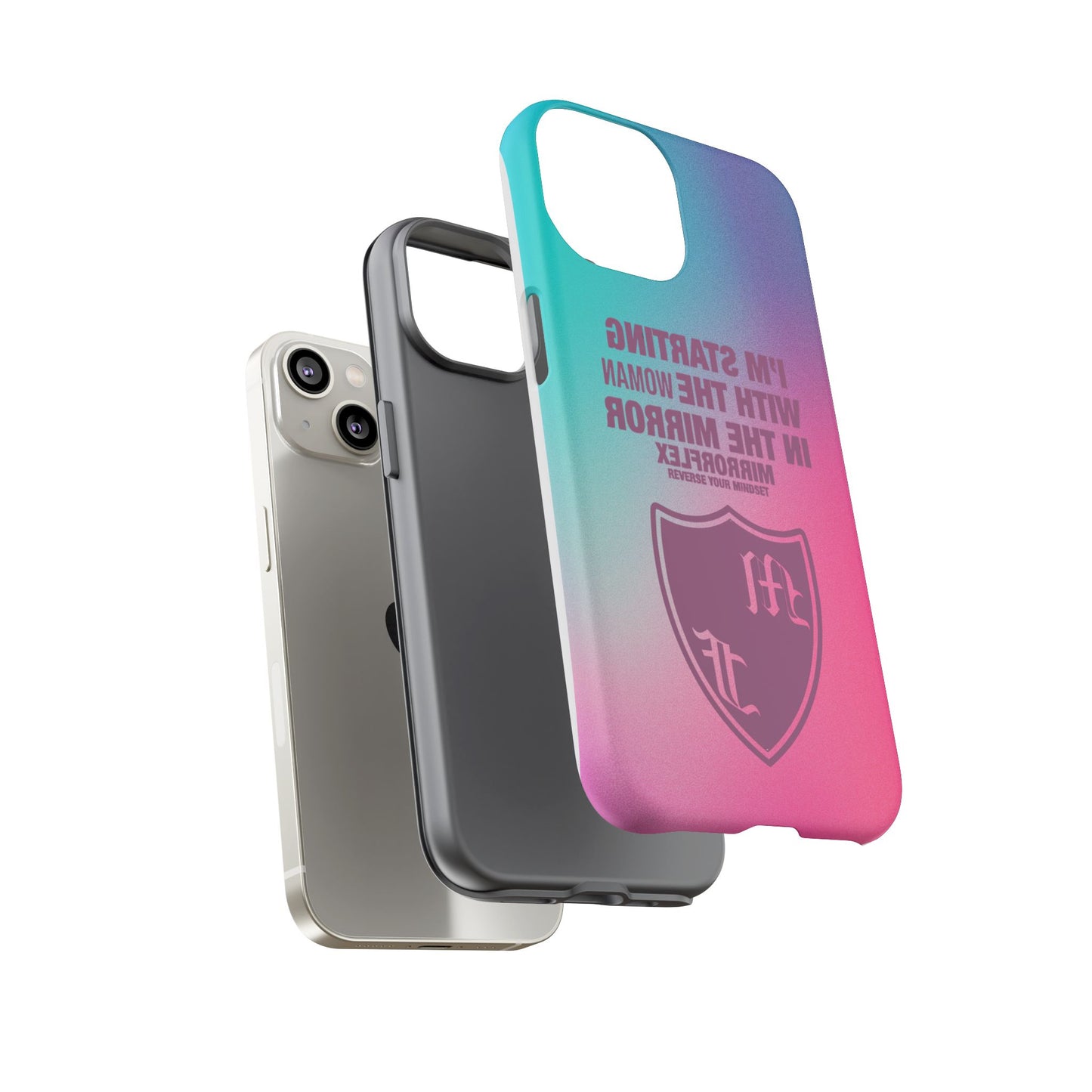 Empowering Phone Case - 'Starting with the Woman in the Mirror' Design