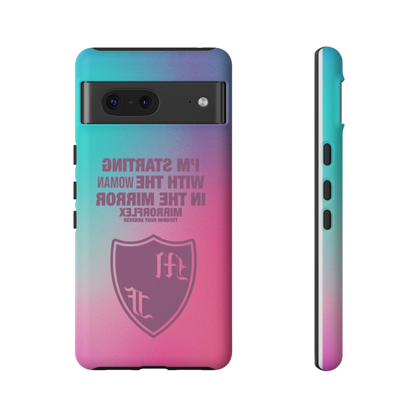 Empowering Phone Case - 'Starting with the Woman in the Mirror' Design