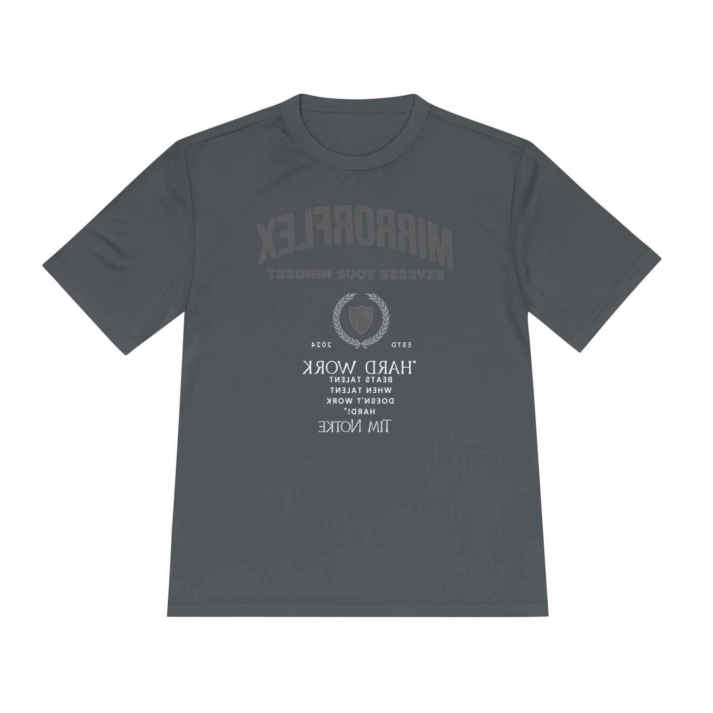 Motivational Unisex Moisture Wicking Tee - 'Reverse Your Mindset' Fitness Shirt