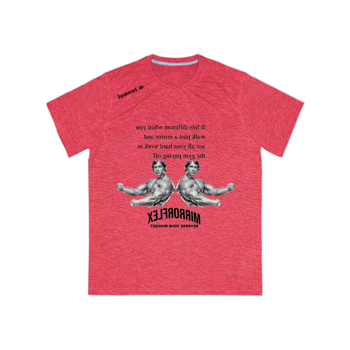 Men's Motivational Sports T-Shirt - MirrorFlex Gym Wear