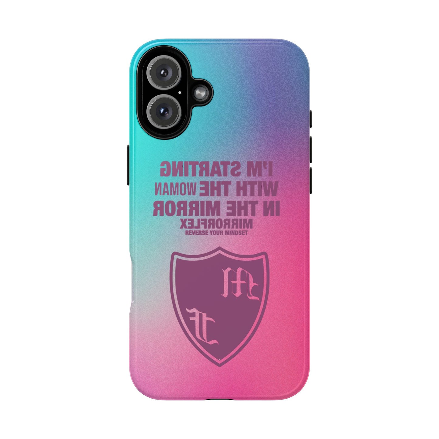 Empowering Phone Case - 'Starting with the Woman in the Mirror' Design