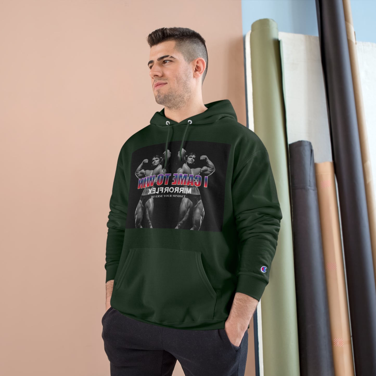 I Came to Win Champion Hoodie - Motivational Workout Wear