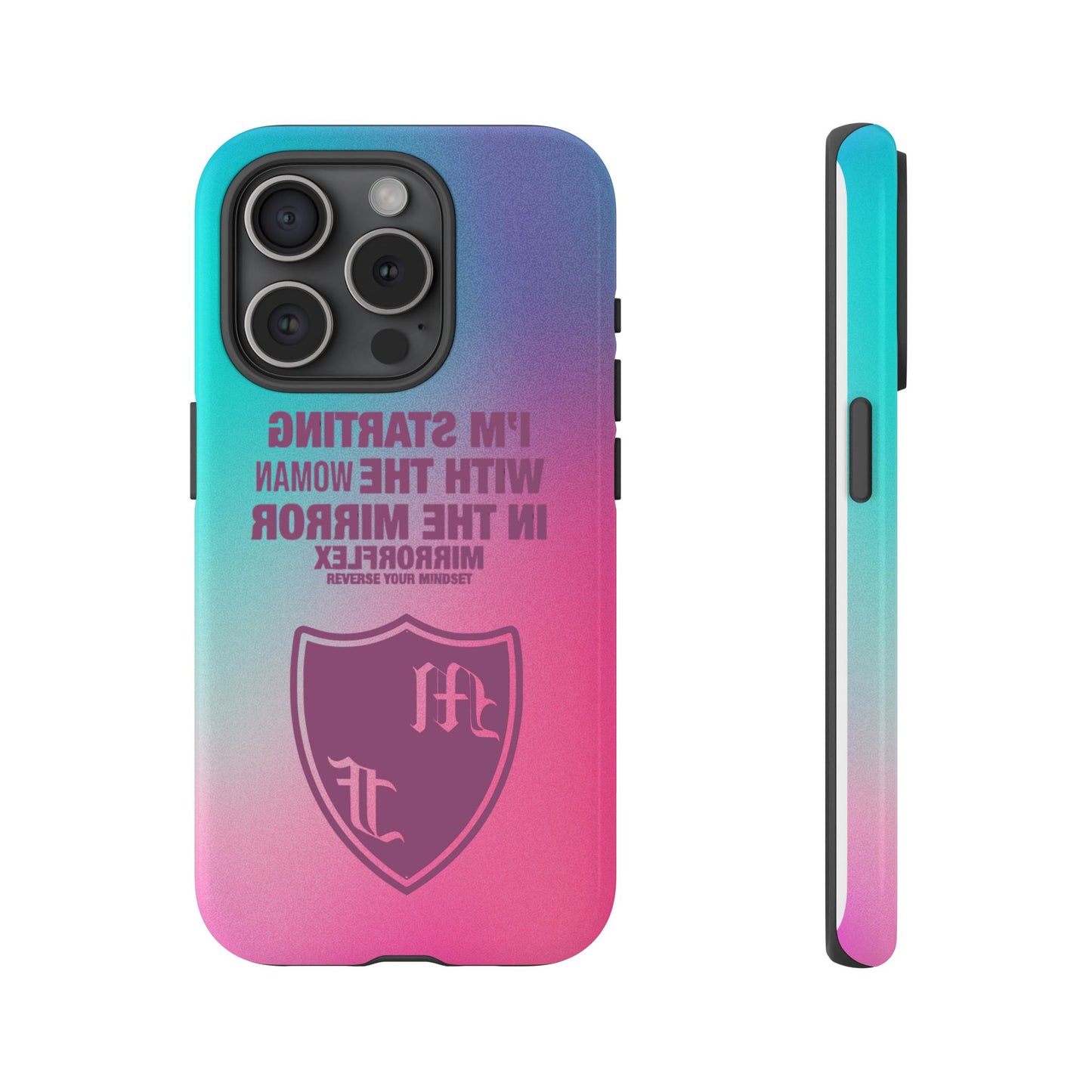 Empowering Phone Case - 'Starting with the Woman in the Mirror' Design
