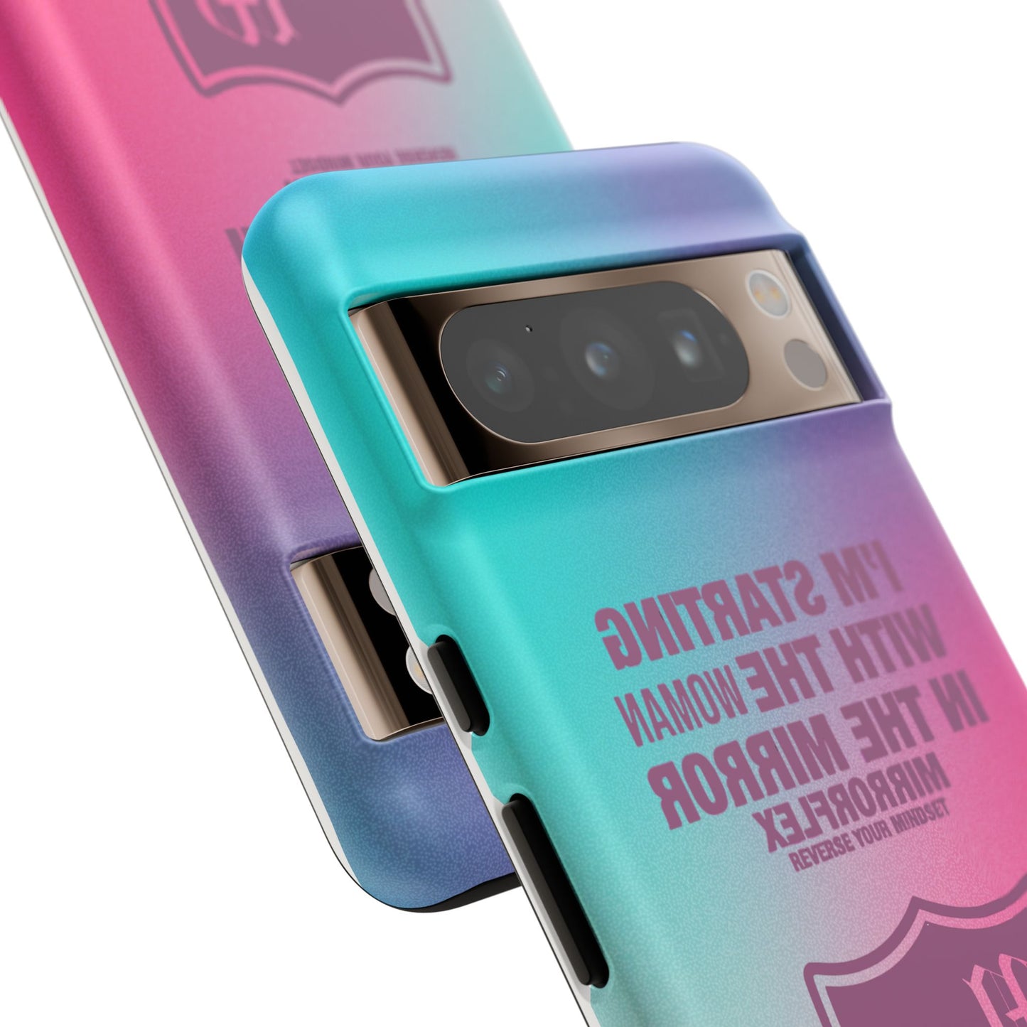 Empowering Phone Case - 'Starting with the Woman in the Mirror' Design