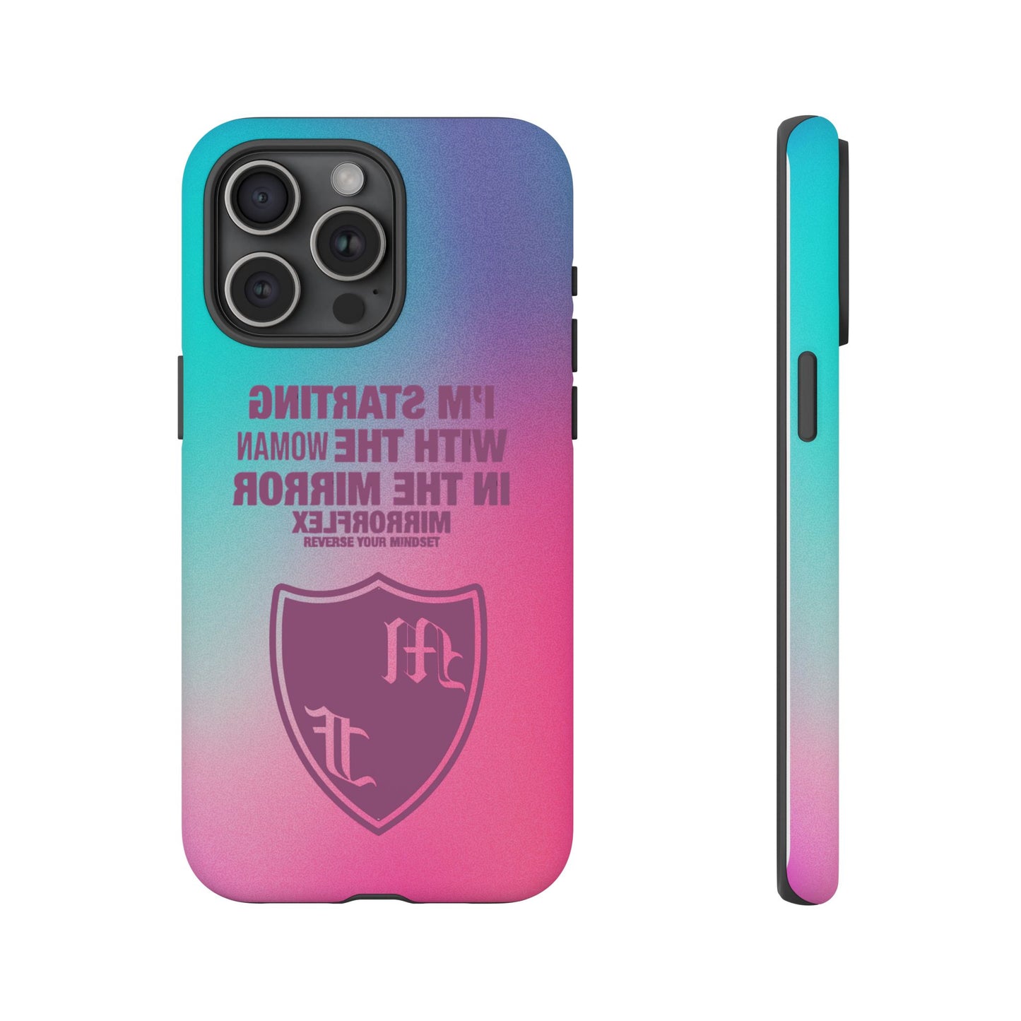 Empowering Phone Case - 'Starting with the Woman in the Mirror' Design