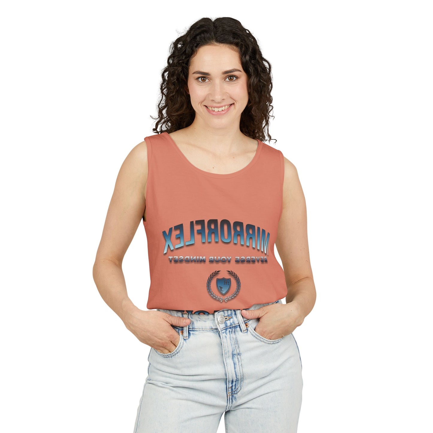 Unisex Garment-Dyed Tank Top - "Don't Quit" Motivational Shirt for Athletes & Casual Wear