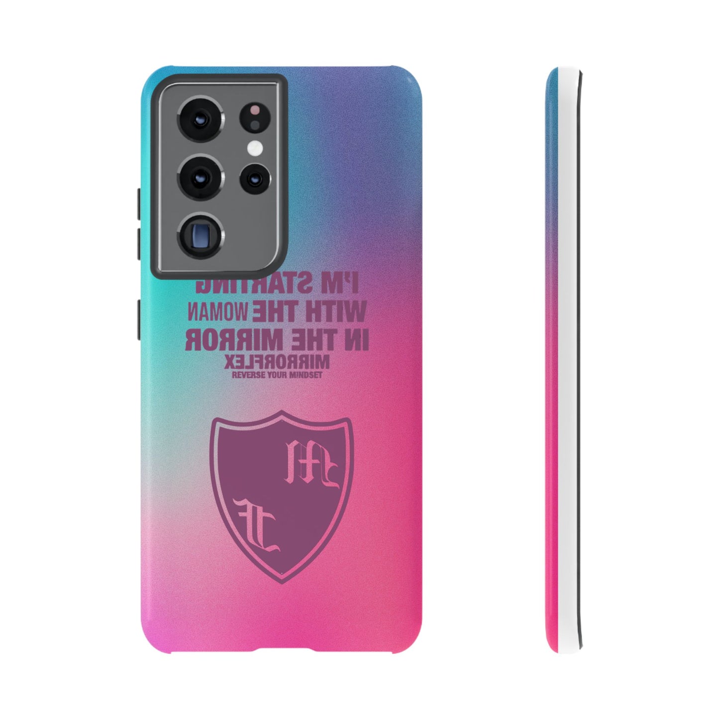 Empowering Phone Case - 'Starting with the Woman in the Mirror' Design