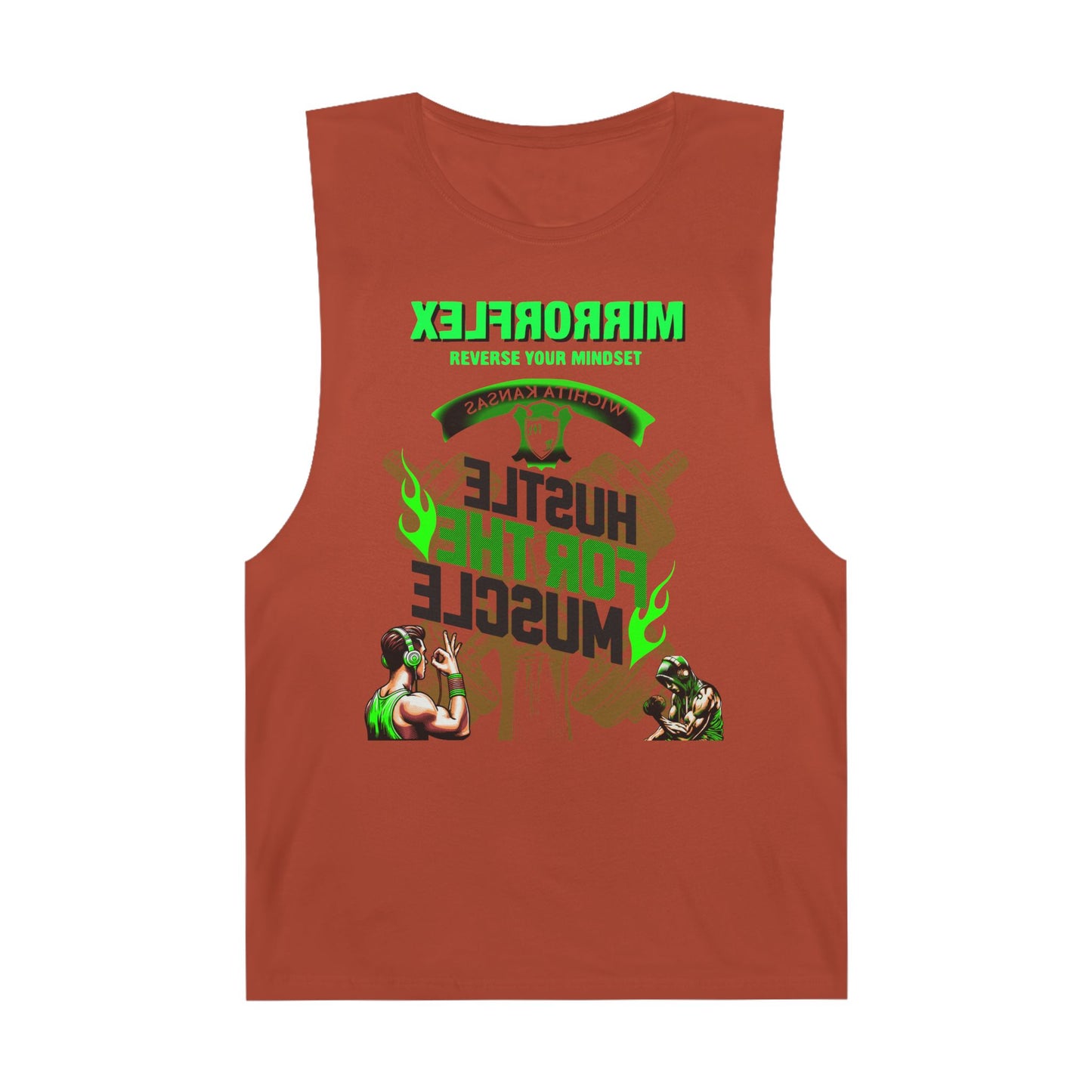 Hustle & Muscle Unisex Tank Top - Graphic Fitness Wear