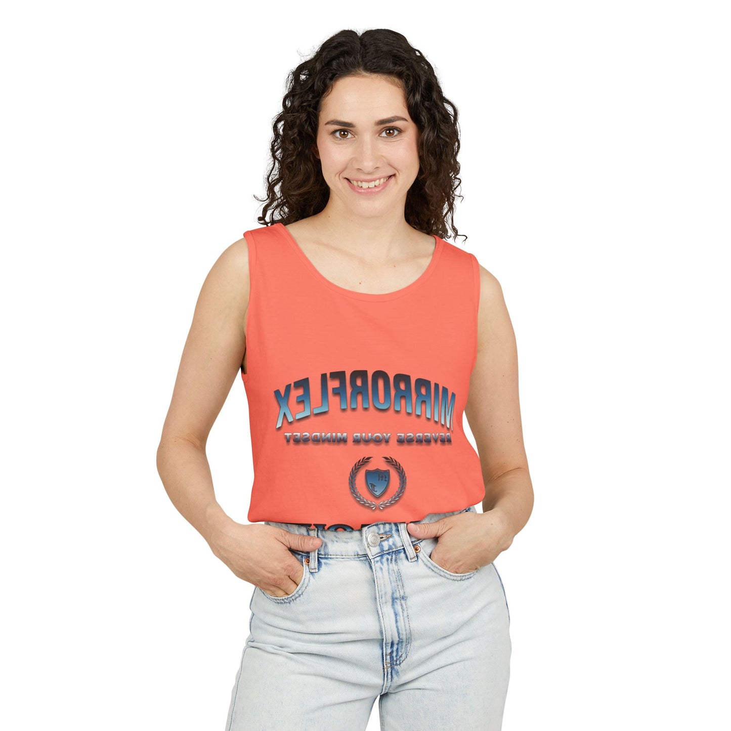 Unisex Garment-Dyed Tank Top - "Don't Quit" Motivational Shirt for Athletes & Casual Wear