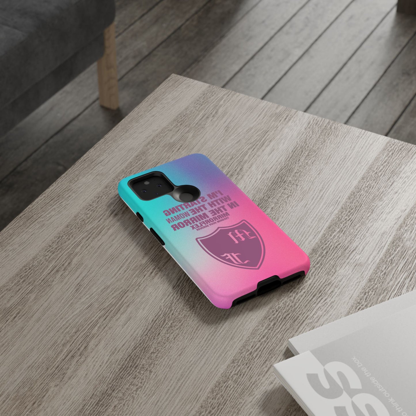 Empowering Phone Case - 'Starting with the Woman in the Mirror' Design