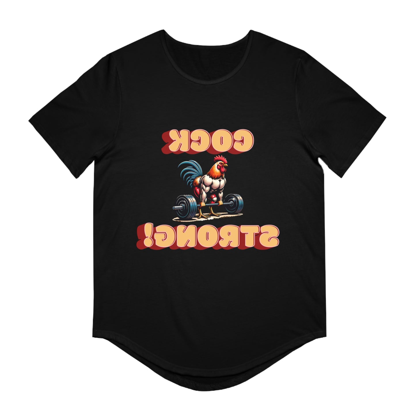 Men's Jersey Curved Hem Tee