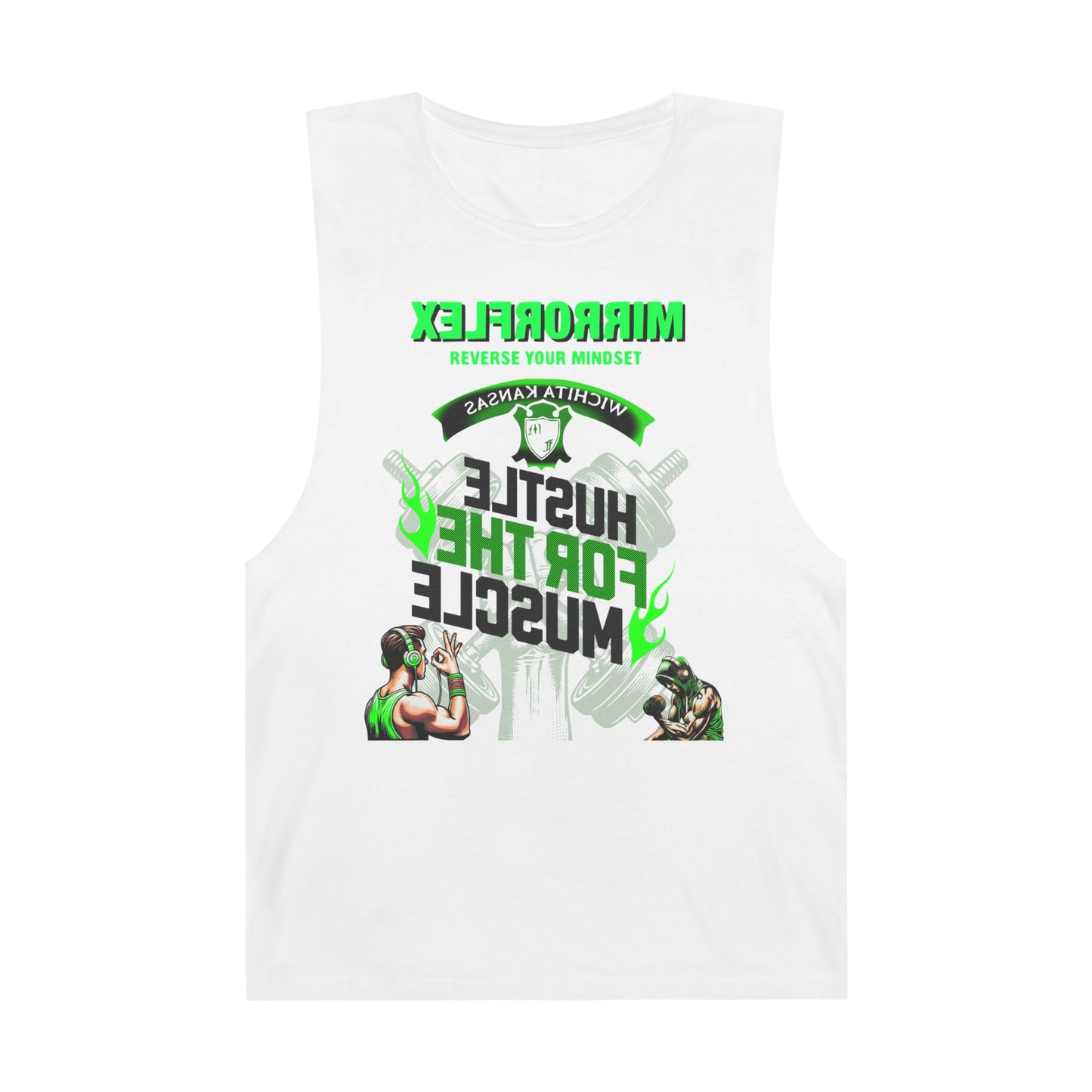 Hustle & Muscle Unisex Tank Top - Graphic Fitness Wear