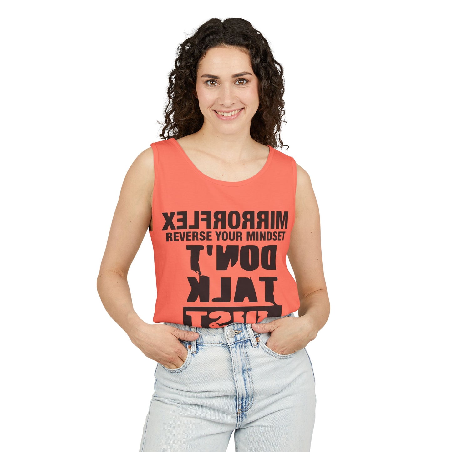 Motivational Unisex Tank Top - 'Reverse Your Mindset'