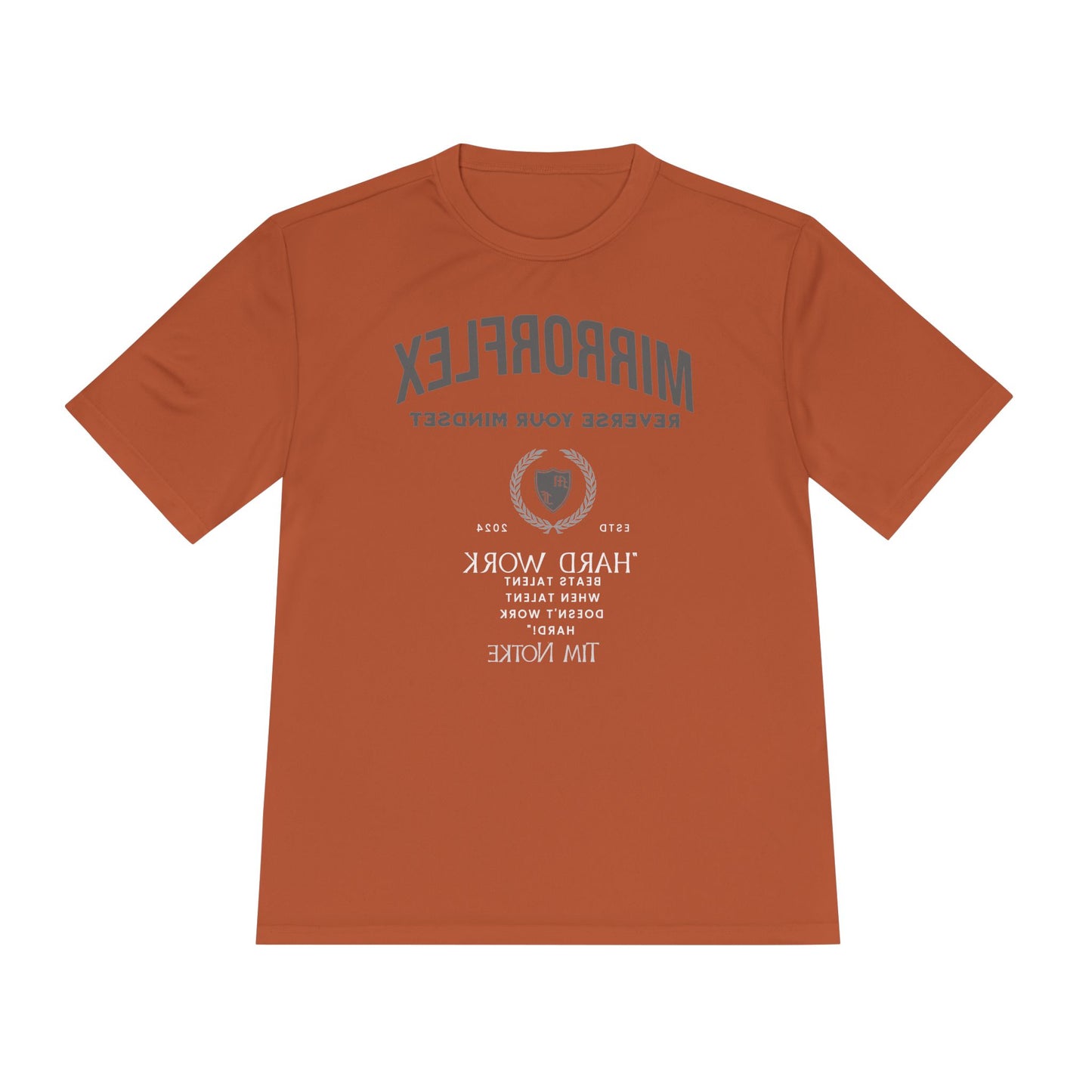 Motivational Unisex Moisture Wicking Tee - 'Reverse Your Mindset' Fitness Shirt