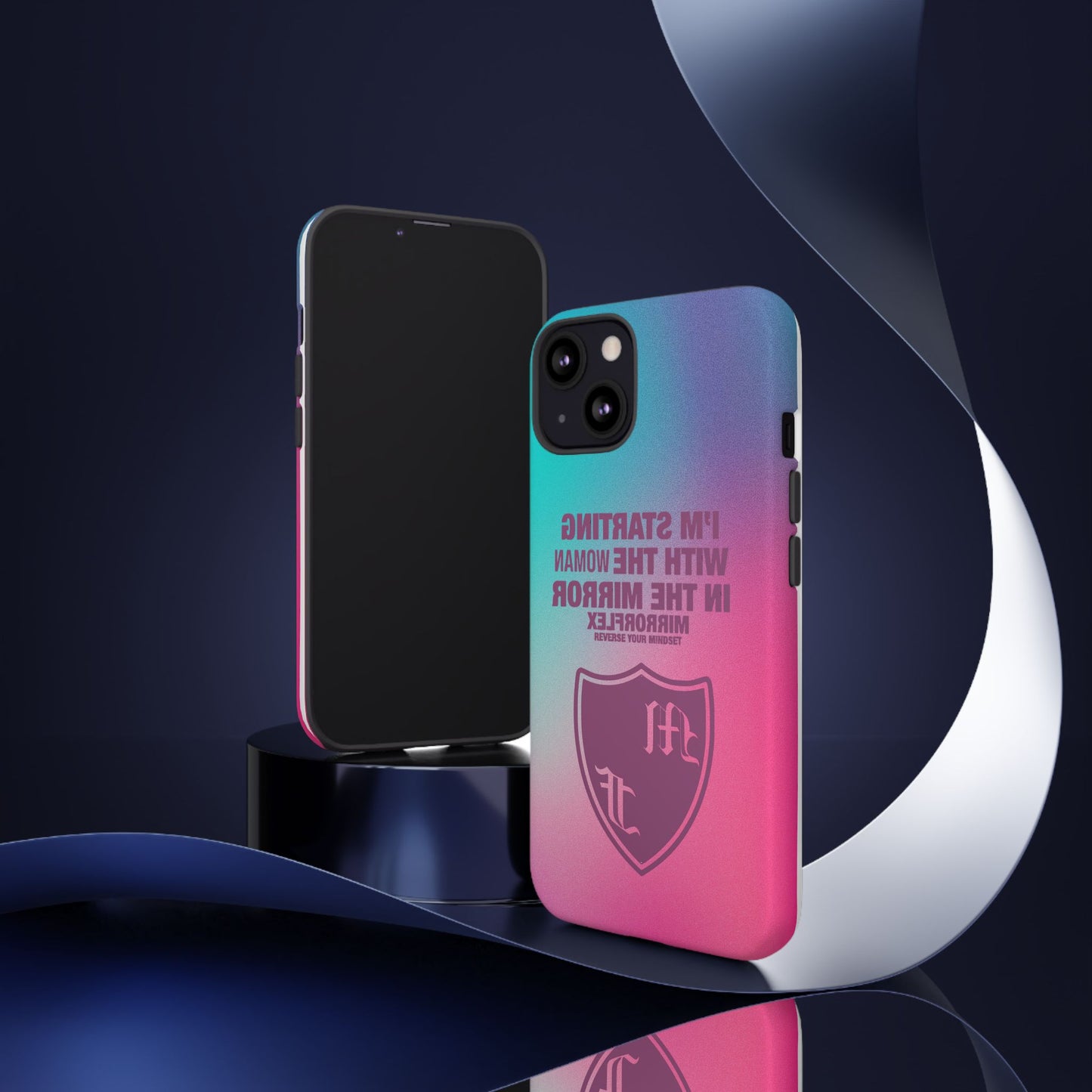 Empowering Phone Case - 'Starting with the Woman in the Mirror' Design