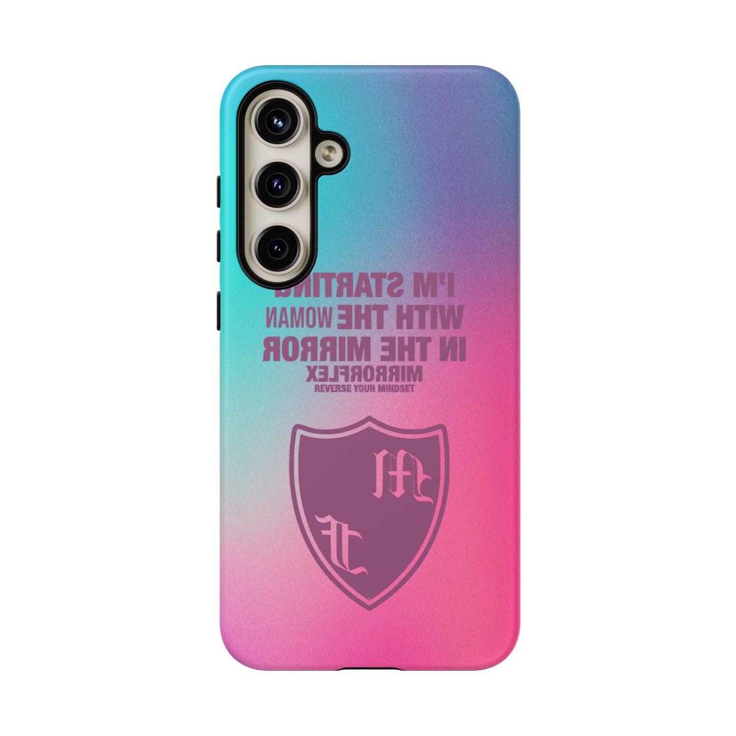 Empowering Phone Case - 'Starting with the Woman in the Mirror' Design