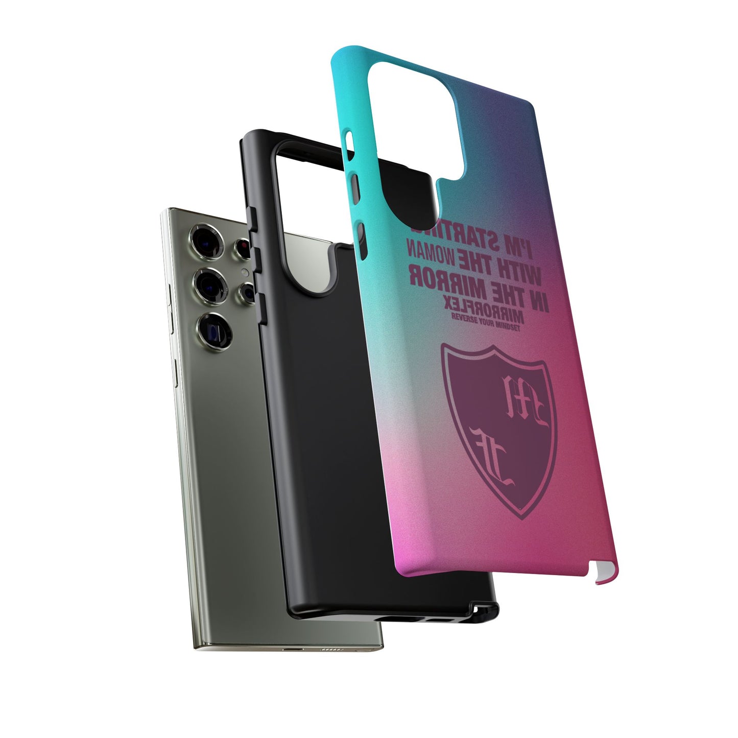 Empowering Phone Case - 'Starting with the Woman in the Mirror' Design