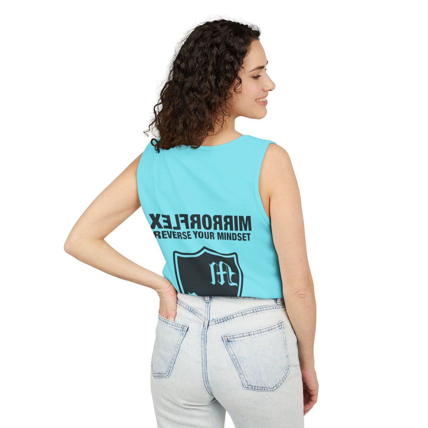 Motivational Unisex Tank Top - 'Reverse Your Mindset'
