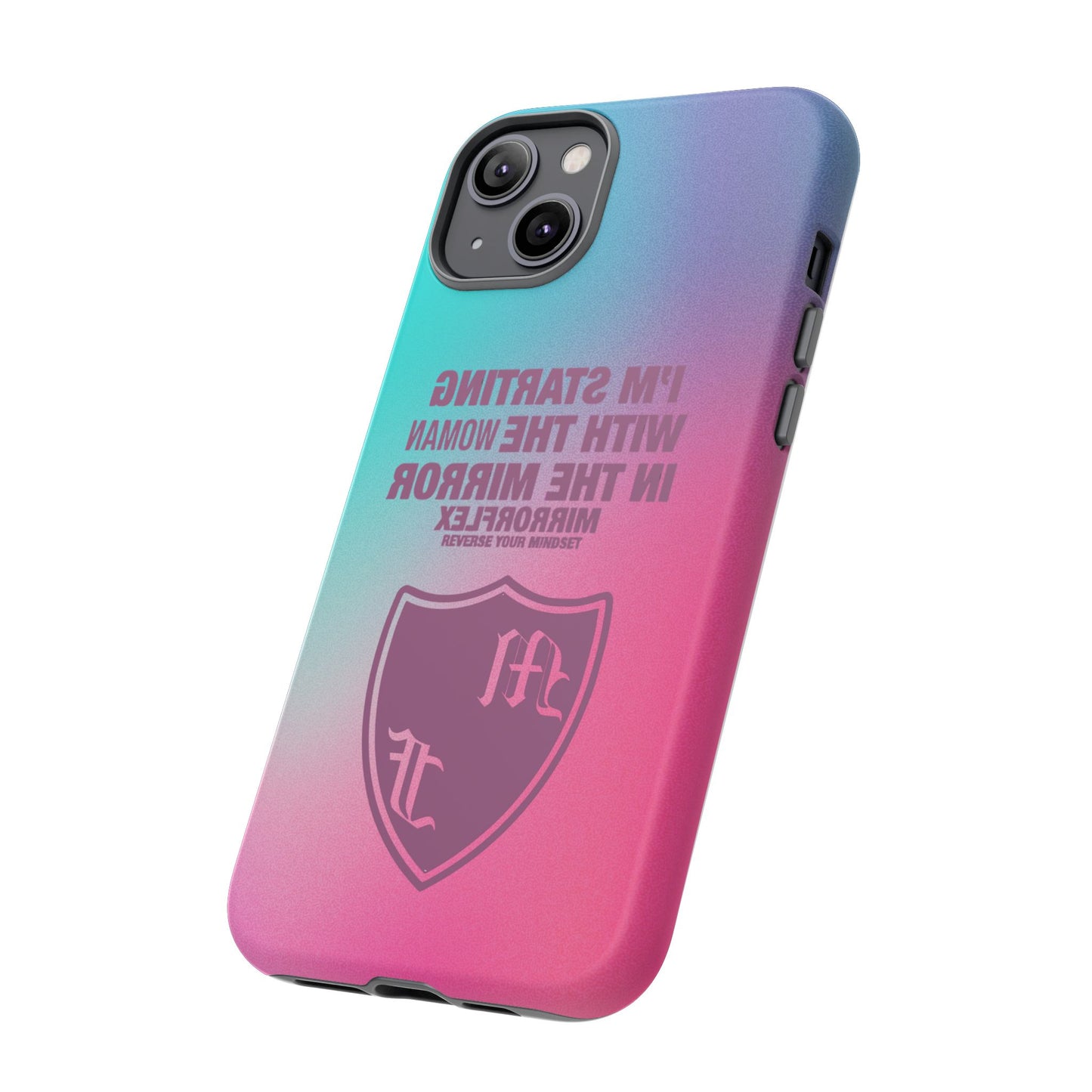 Empowering Phone Case - 'Starting with the Woman in the Mirror' Design